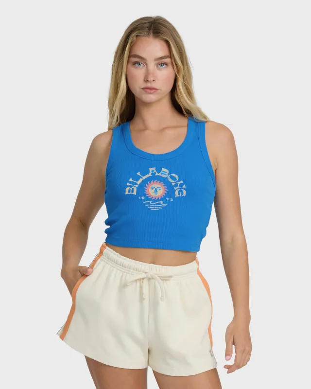 Sunset Horizons Tank - True Blue sold by Billabong