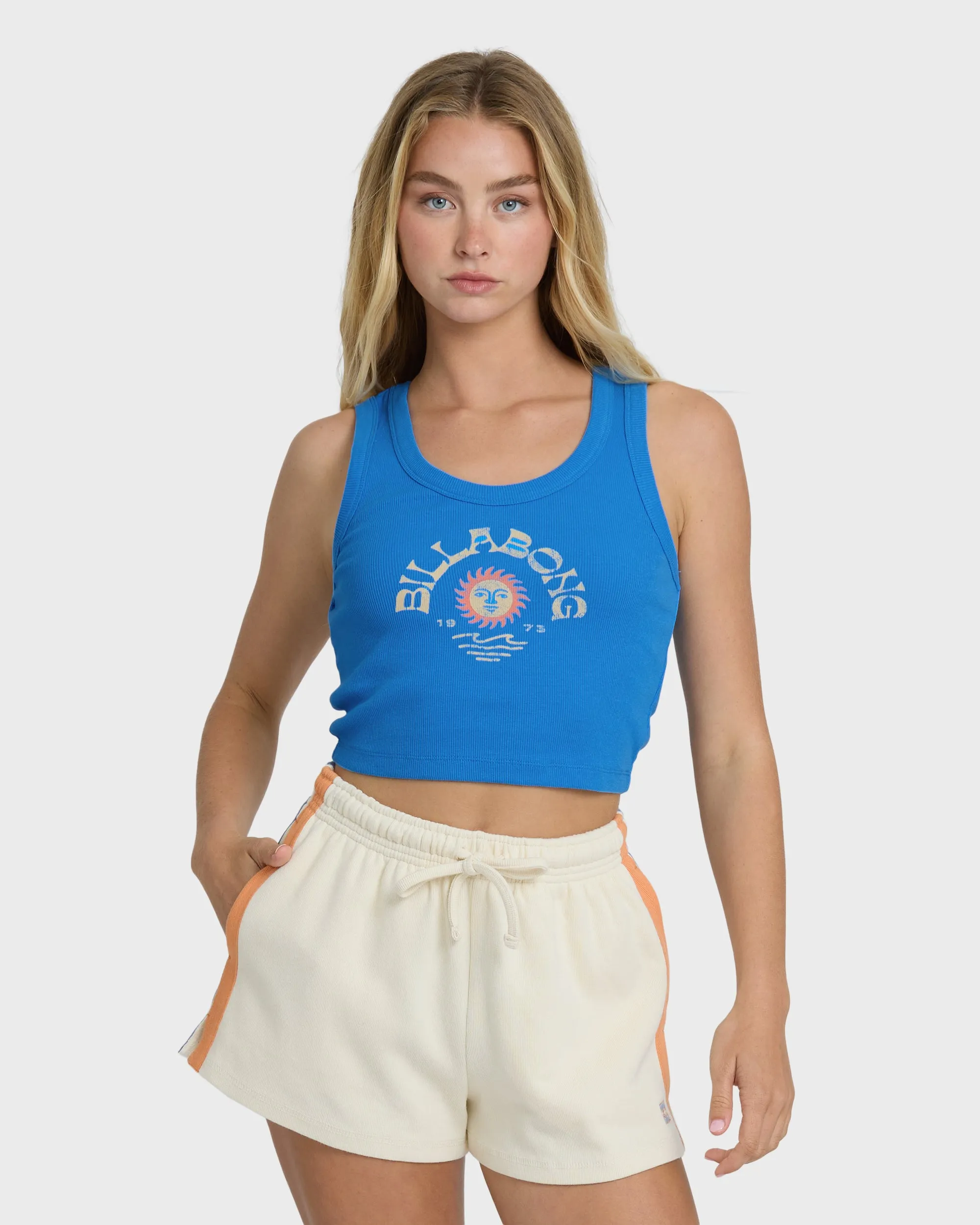 Sunset Horizons Tank - True Blue sold by Billabong