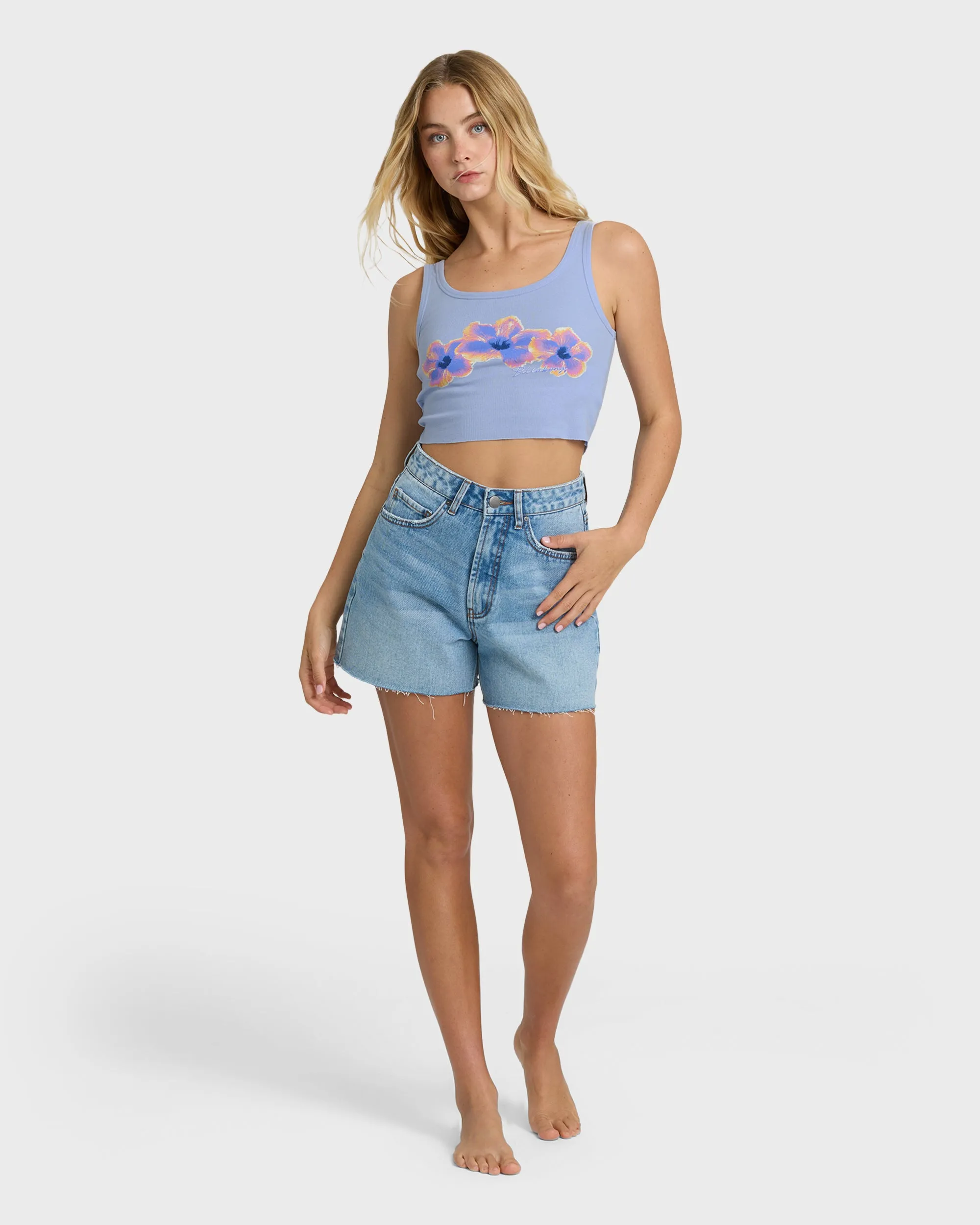 Paradise Trio Tank - Twilight Blue sold by Billabong product image thumbnail 3