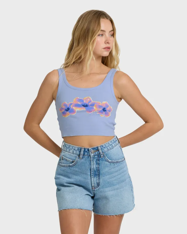 Paradise Trio Tank - Twilight Blue sold by Billabong