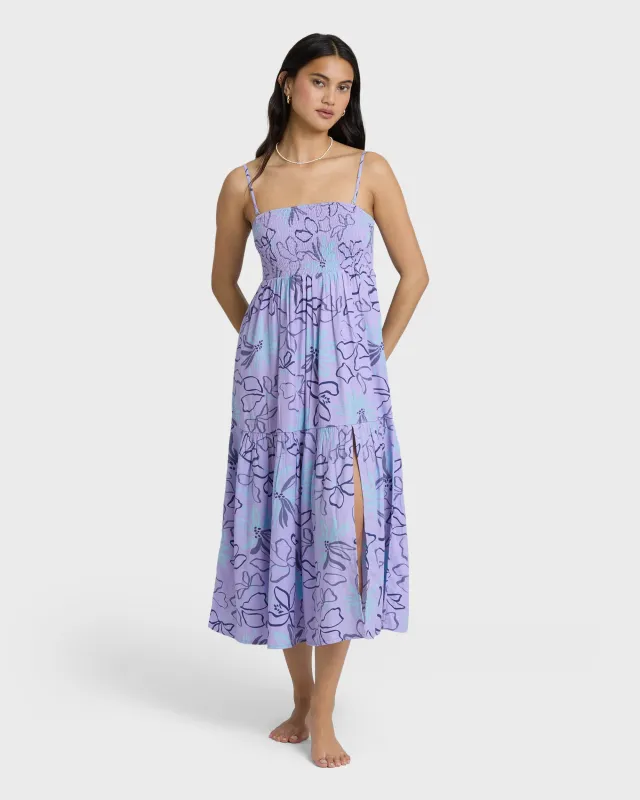Tropical Daze Midi Dress - Twilight Blue sold by Billabong