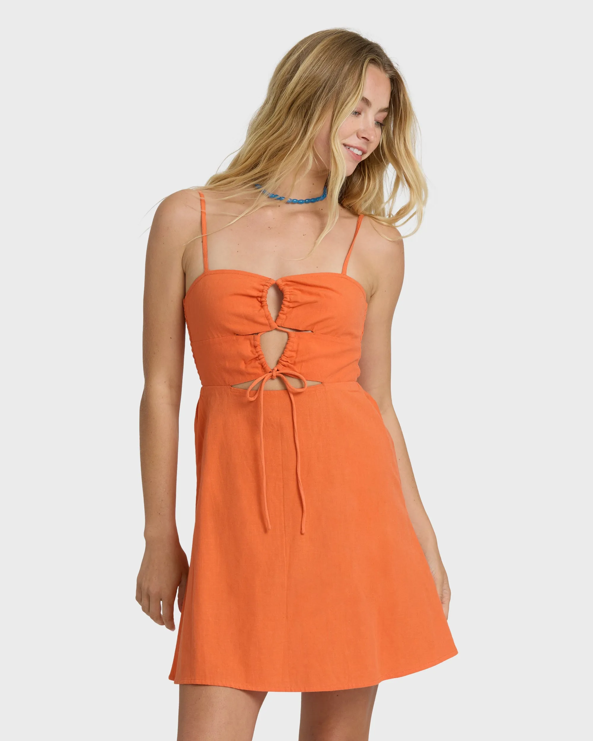 Lima Mini Dress - Saffron sold by Billabong