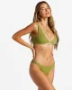 So Dazed Scoop Front Hike Bikini Bottoms - Green Eyes sold by Billabong