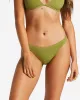 So Dazed Scoop Front Hike Bikini Bottoms - Green Eyes sold by Billabong