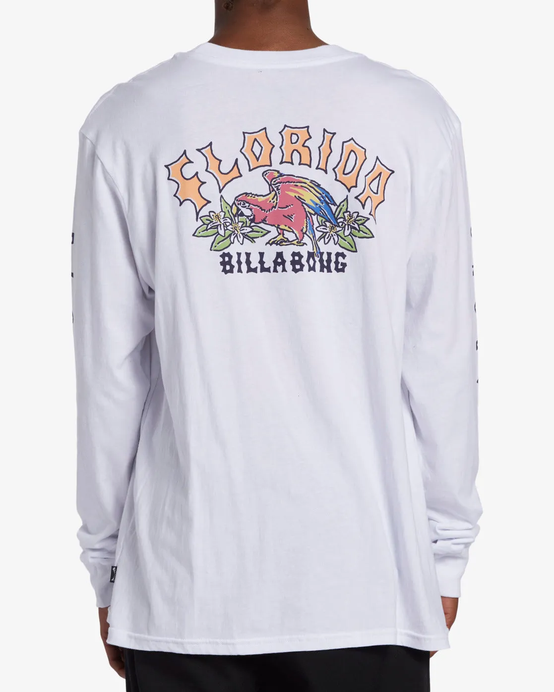 Arch Florida Long Sleeve T-Shirt - White sold by Billabong