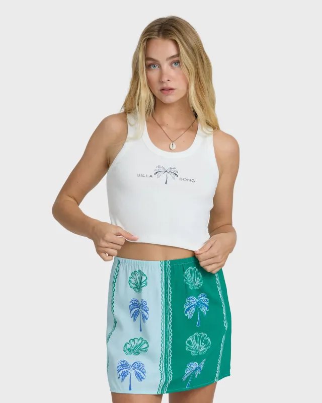 Grab Some Shade Tank - Salt Crystal made by Billabong