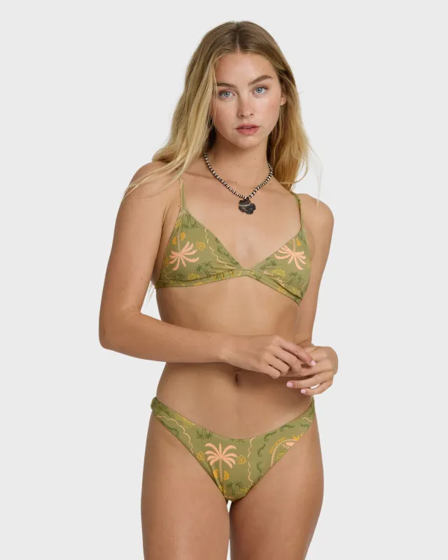 Vaca Soleil Ceci Triangle Bikini Top - Cedar sold by Billabong