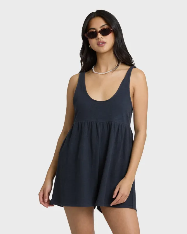 Easy Does It Romper - Black Sands sold by Billabong