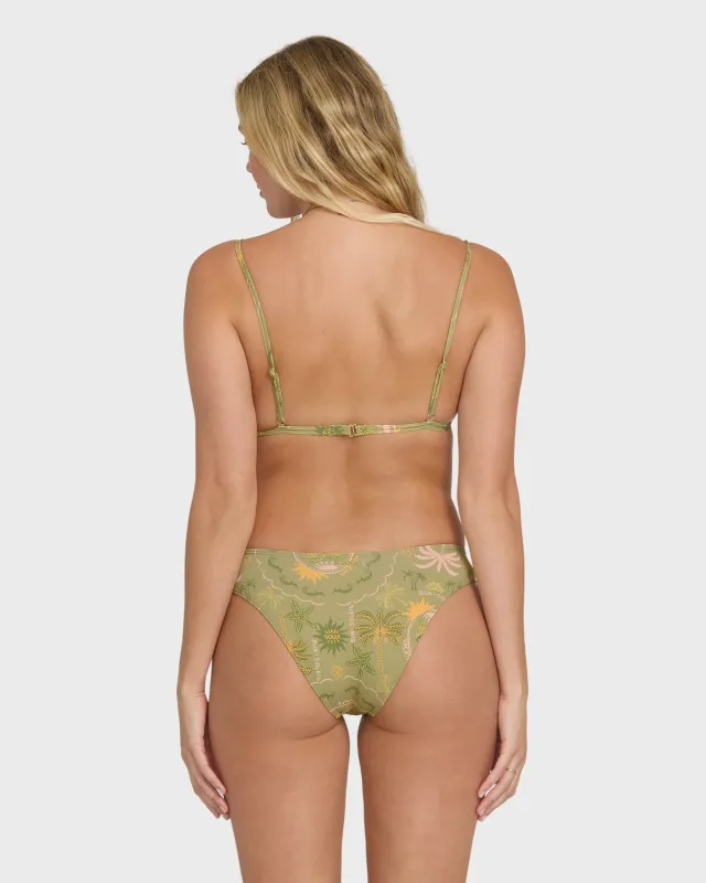 Vaca Soleil Bondi Medium Bikini Bottom - Cedar sold by Billabong