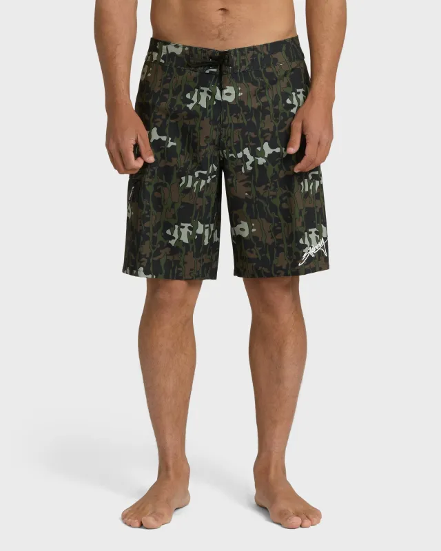 Piped Pro Boardshorts - Camo sold by Billabong