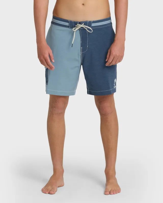 Sunset Lo Tide Boardshorts - Blue Fog sold by Billabong