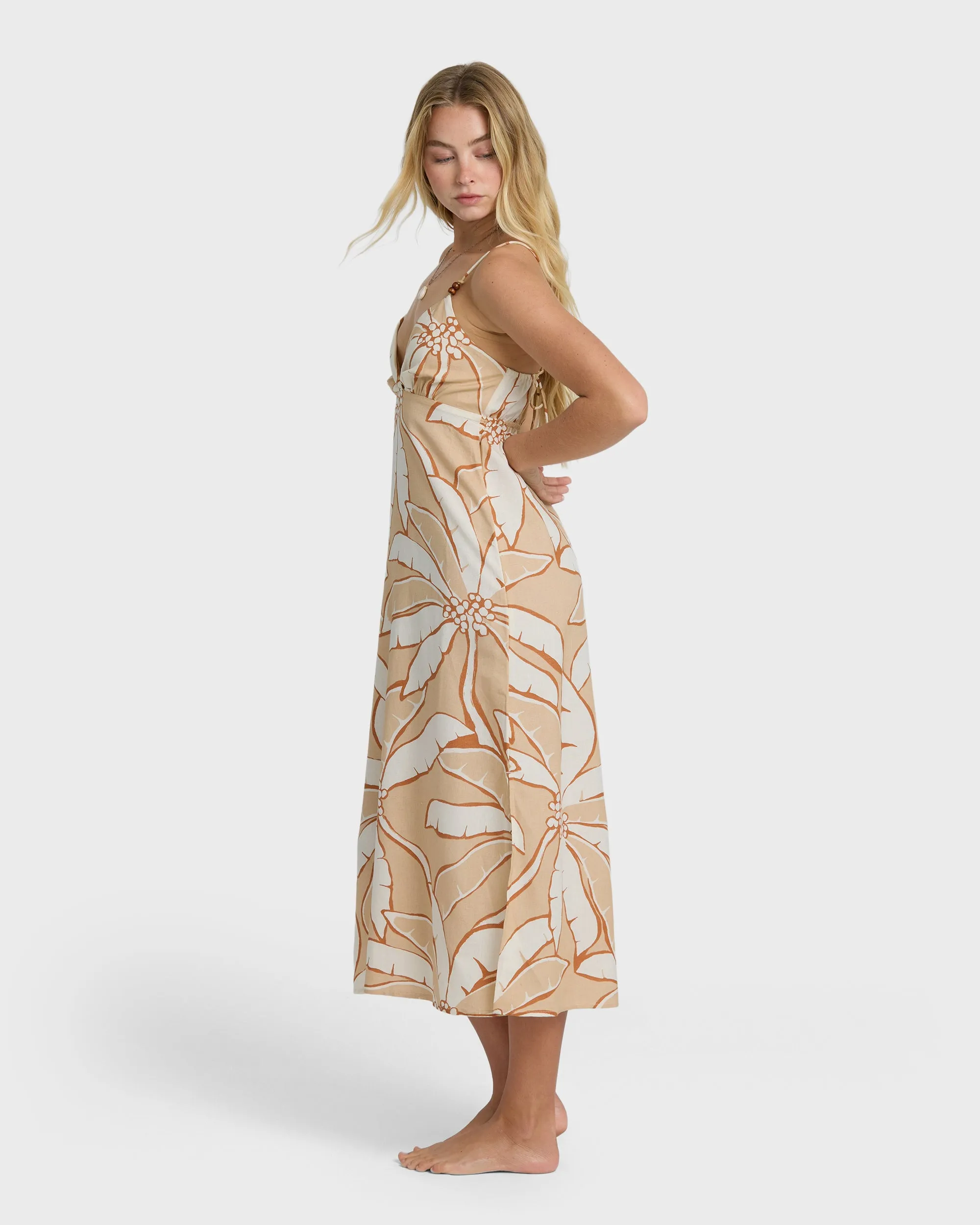 Tropic Breeze Midi Dress - Stone sold by Billabong product image thumbnail 5