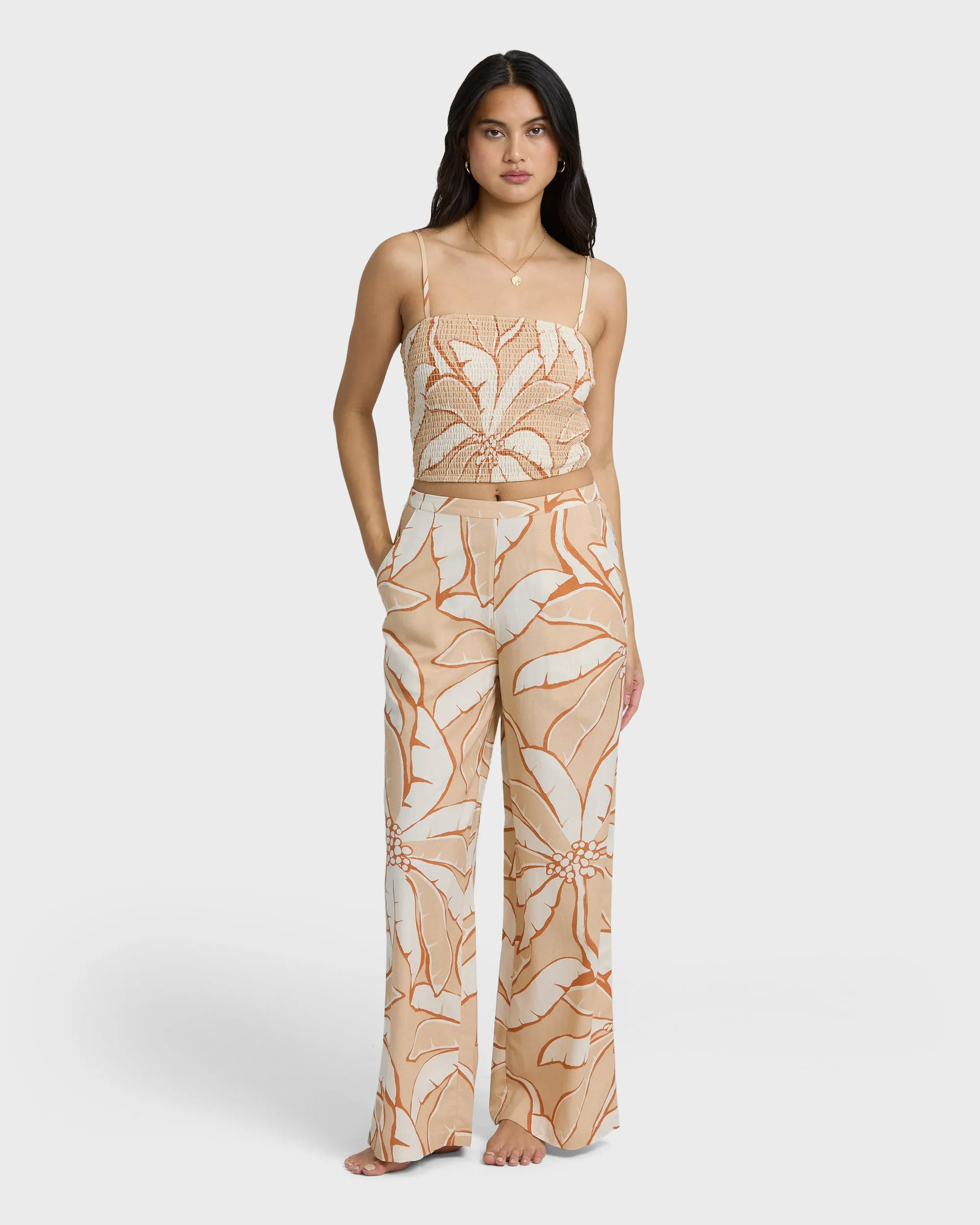 Tropic Breeze Woven Tank - Stone sold by Billabong product image thumbnail 3