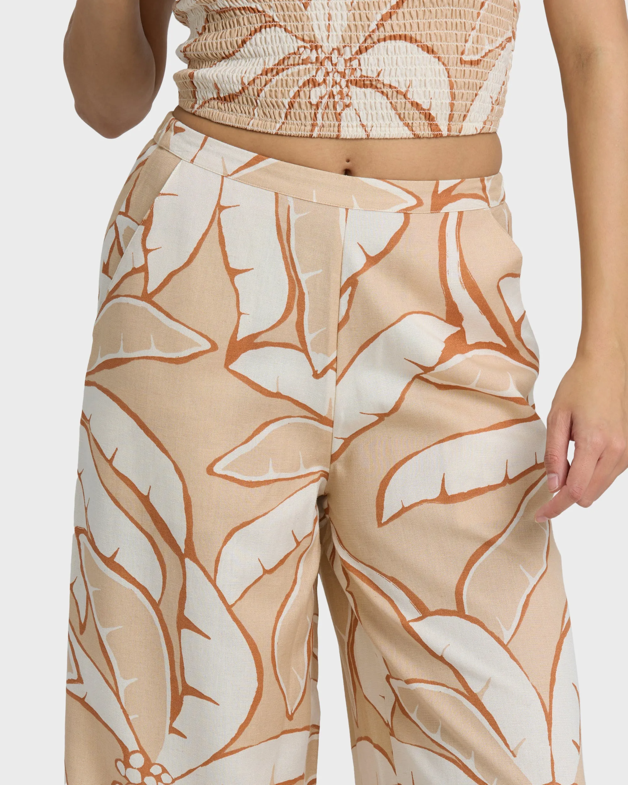 Tropic Breeze Elastic Waist Pants - Stone sold by Billabong product image thumbnail 2