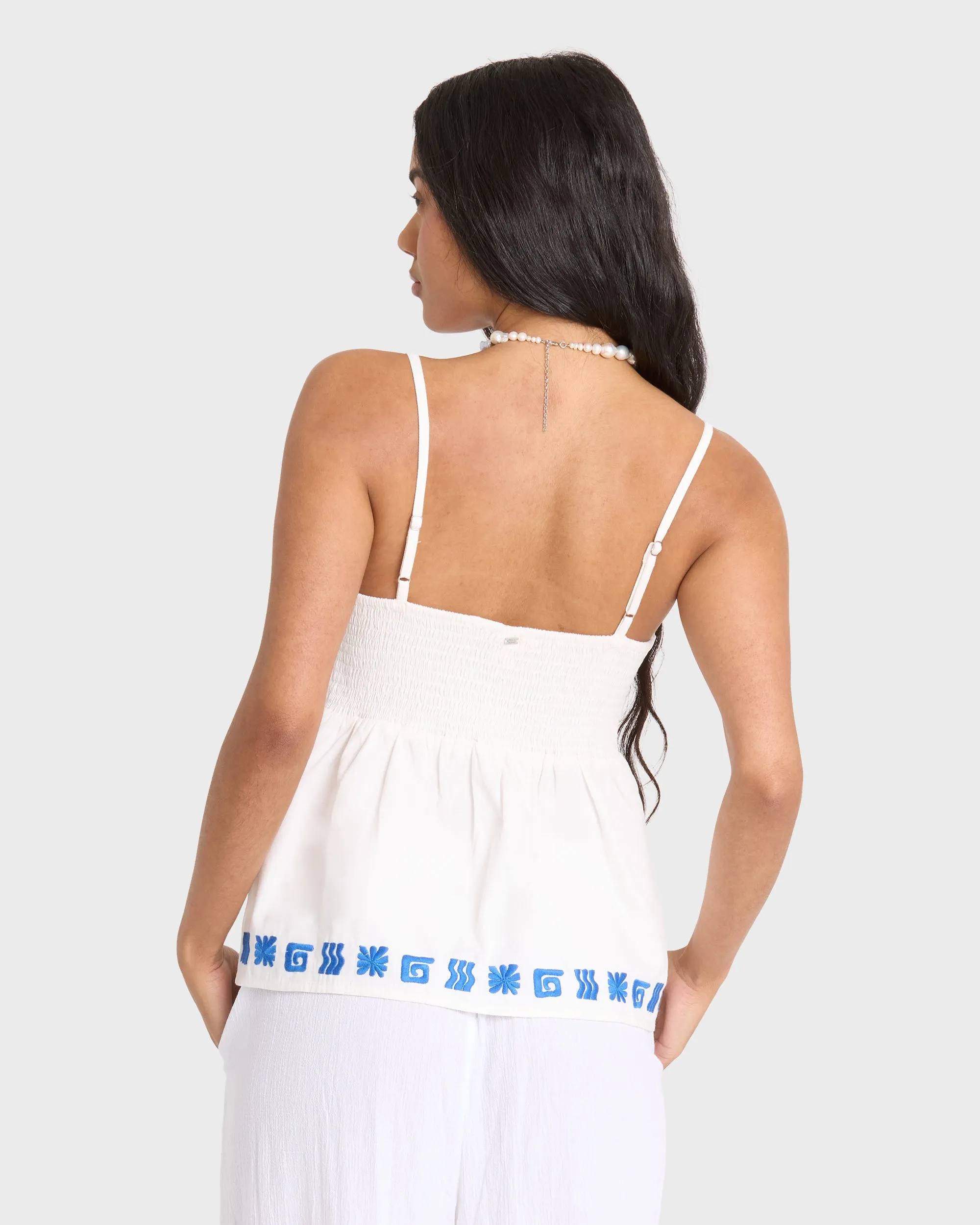 Sun Stamp Woven Tank - Salt Crystal sold by Billabong product image thumbnail 5