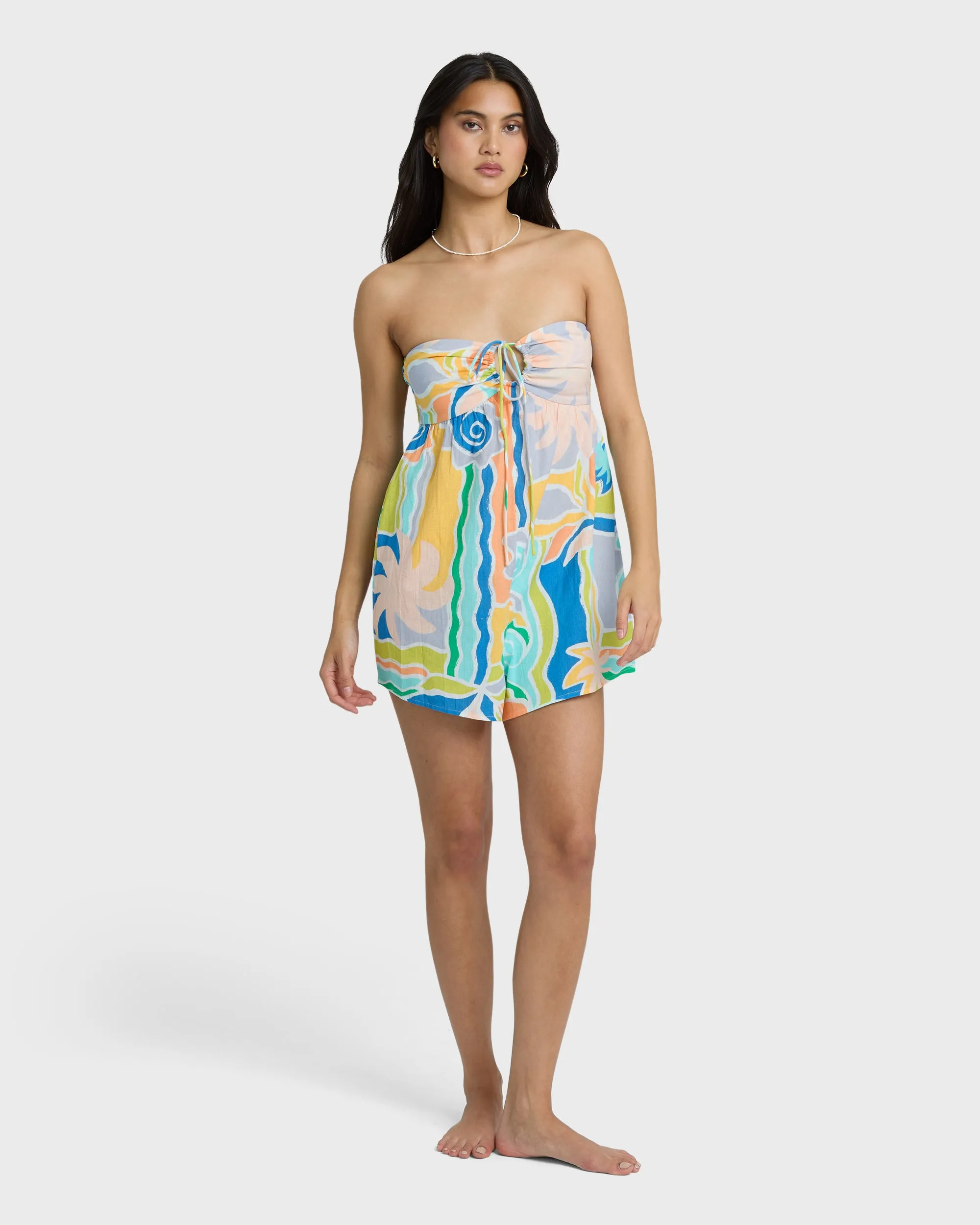 So Groovy Romper - Blue Multi sold by Billabong product image thumbnail 3