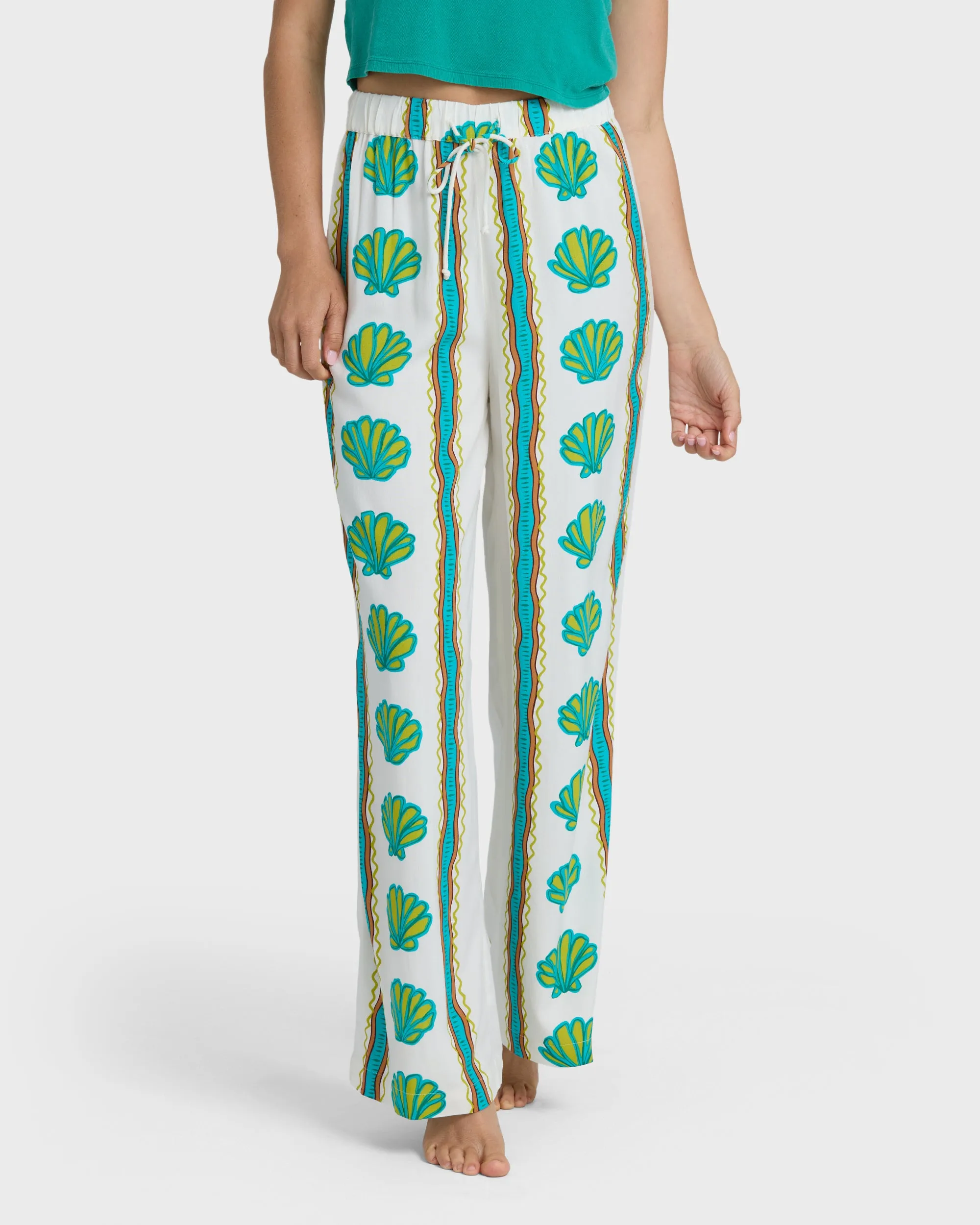 Coastal Crush Elastic Waist Pants - Salt Crystal sold by Billabong product image thumbnail 5