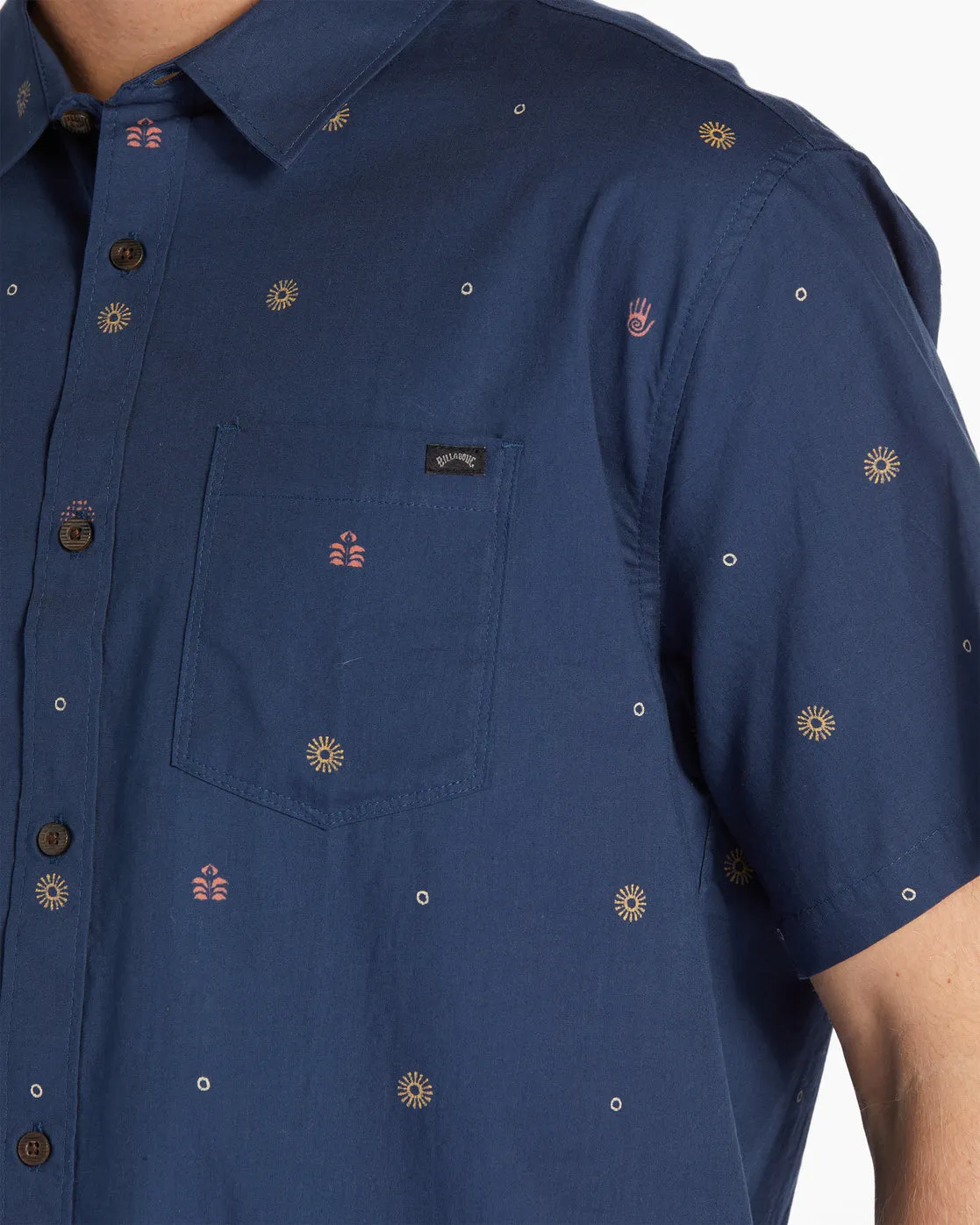 Sundays Mini Short Sleeve Shirt - Blue sold by Billabong product image thumbnail 3