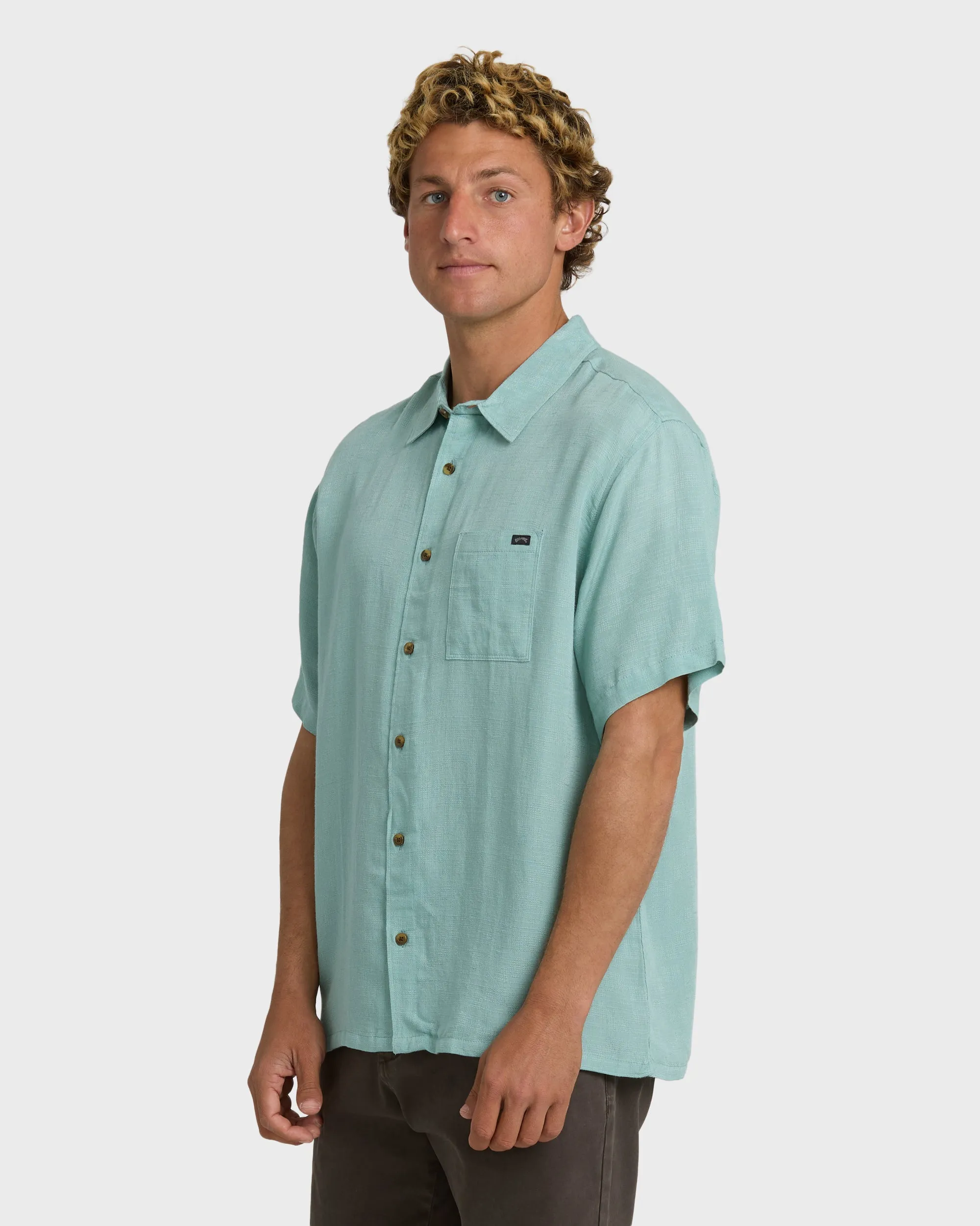 Victoria Short Sleeve Shirt - Absinthe sold by Billabong product image thumbnail 3