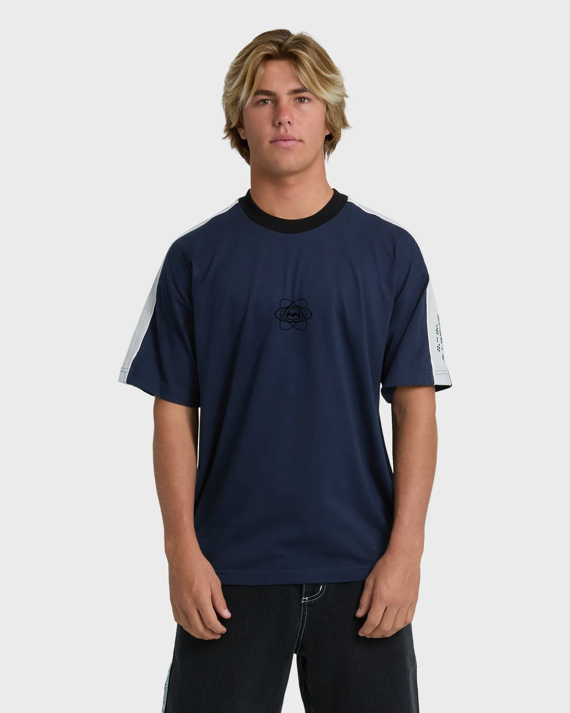 Spec 73 Iconic Short Sleeve T-Shirt - Vintage Indigo sold by Billabong