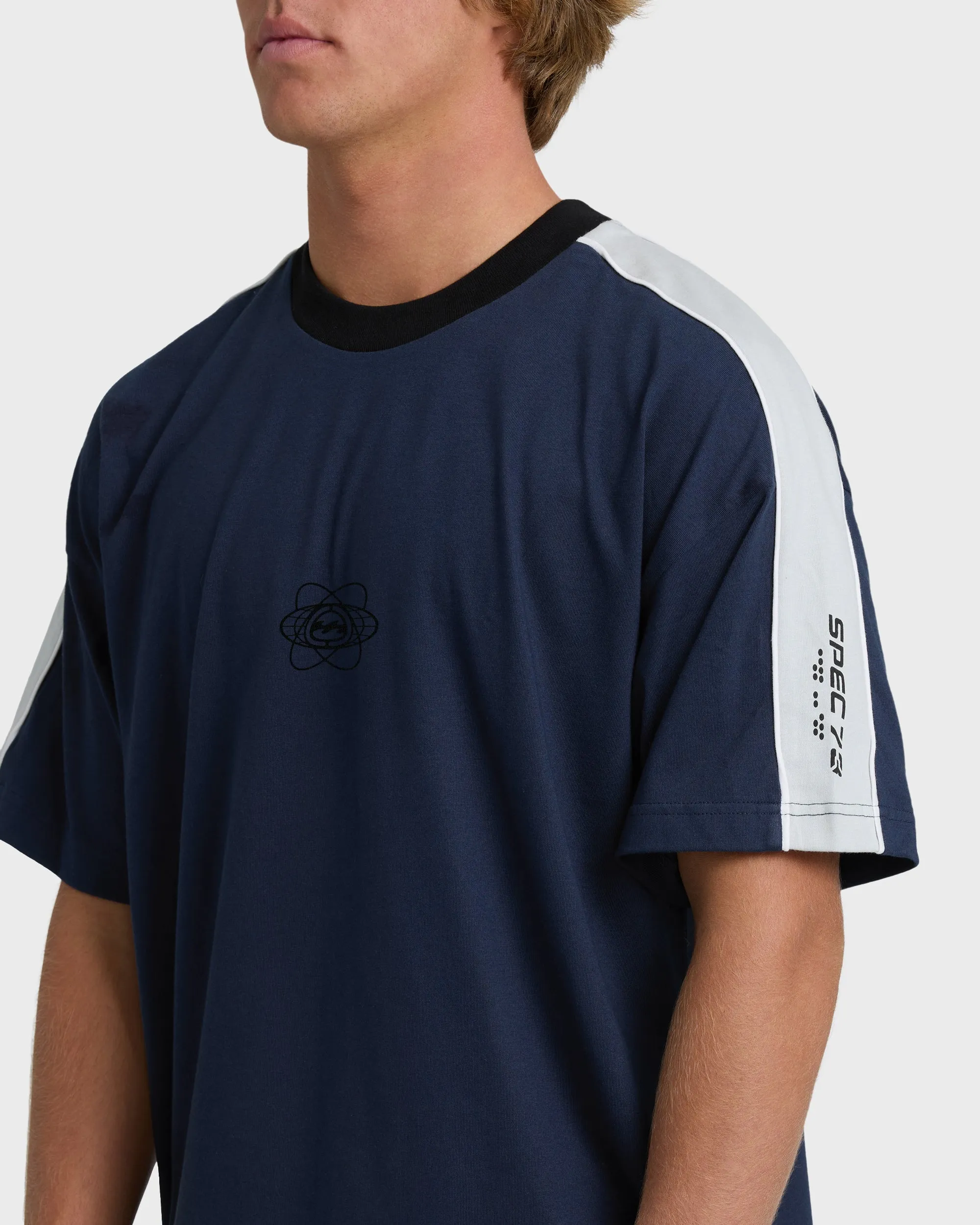 Spec 73 Iconic Short Sleeve T-Shirt - Vintage Indigo sold by Billabong product image thumbnail 5
