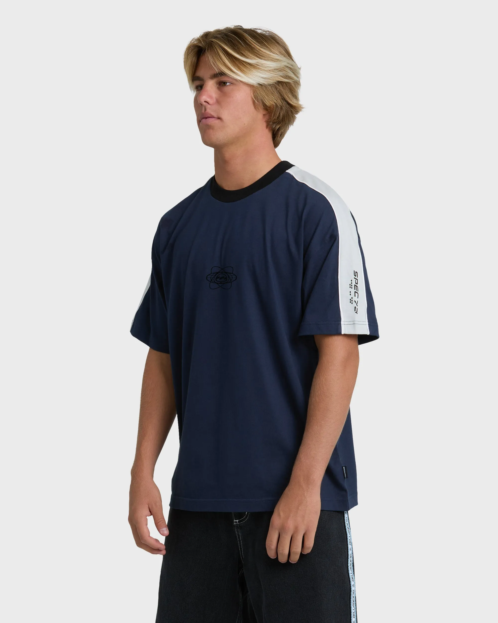 Spec 73 Iconic Short Sleeve T-Shirt - Vintage Indigo sold by Billabong product image thumbnail 3