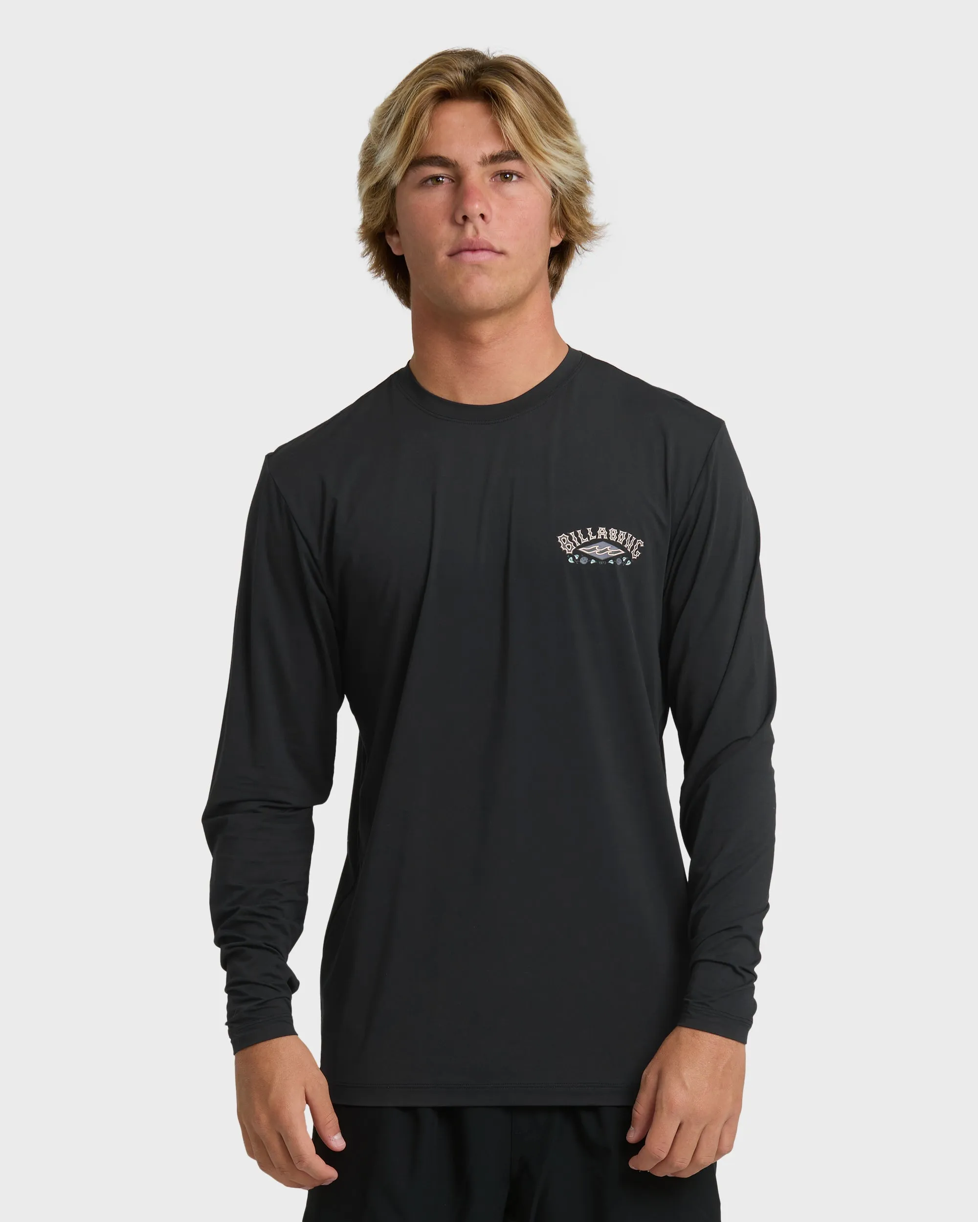 Heritage Loose Fit Long Sleeve Surf Shirt - Black sold by Billabong