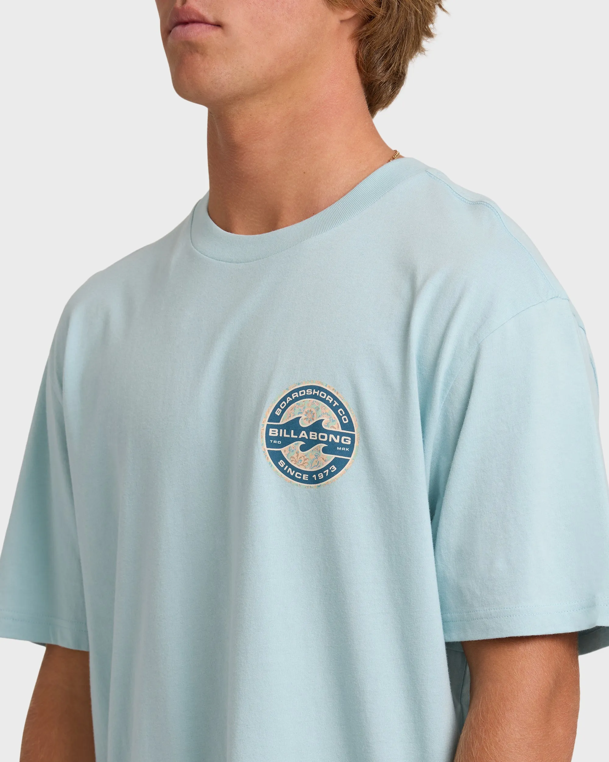 Hollow Premium Short Sleeve T-Shirt - Dusty Blue sold by Billabong product image thumbnail 5