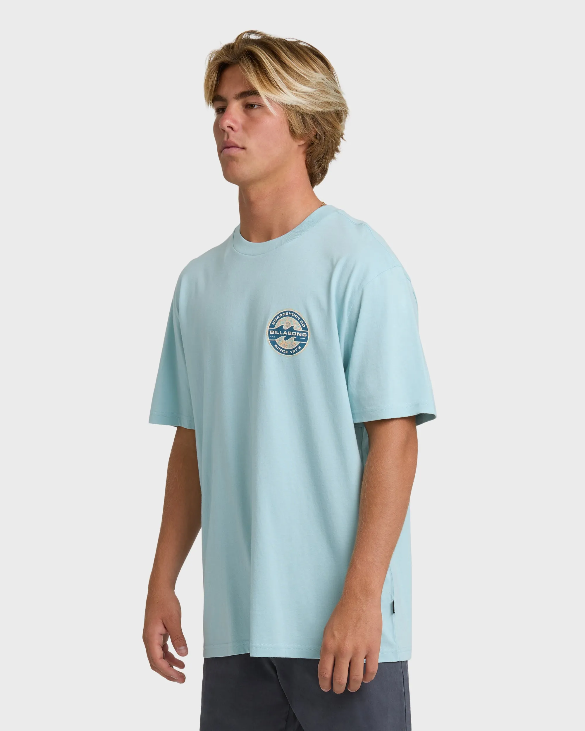 Hollow Premium Short Sleeve T-Shirt - Dusty Blue sold by Billabong product image thumbnail 3