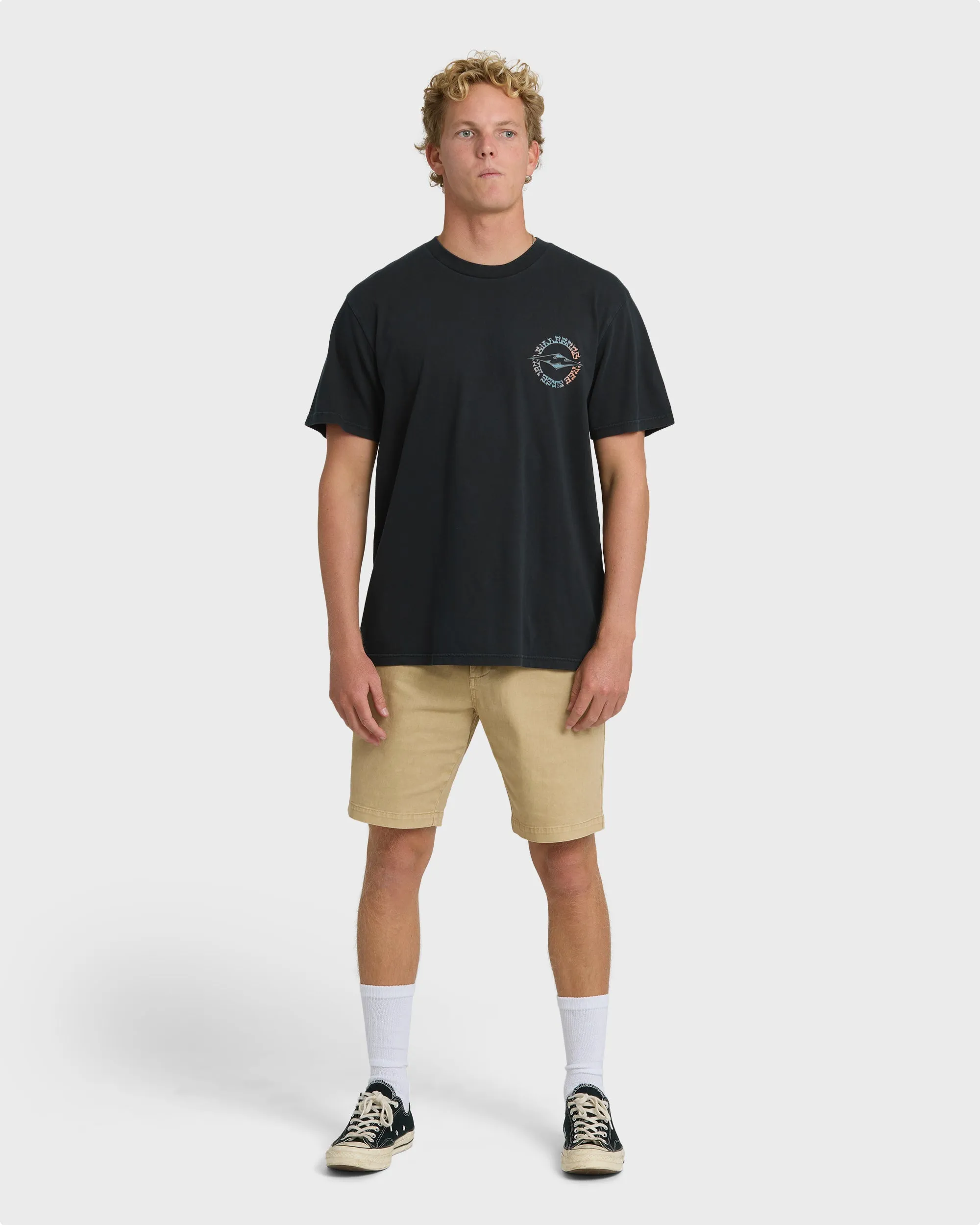 Hollow Diamond Wave Washed Premium Short Sleeve T-Shirt - Black sold by Billabong product image thumbnail 4