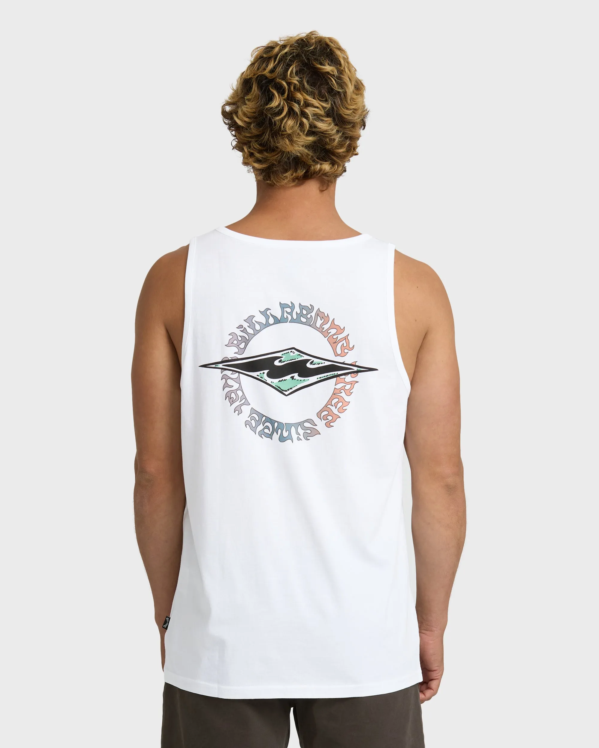 Hollow Diamond Tank - White sold by Billabong product image thumbnail 2