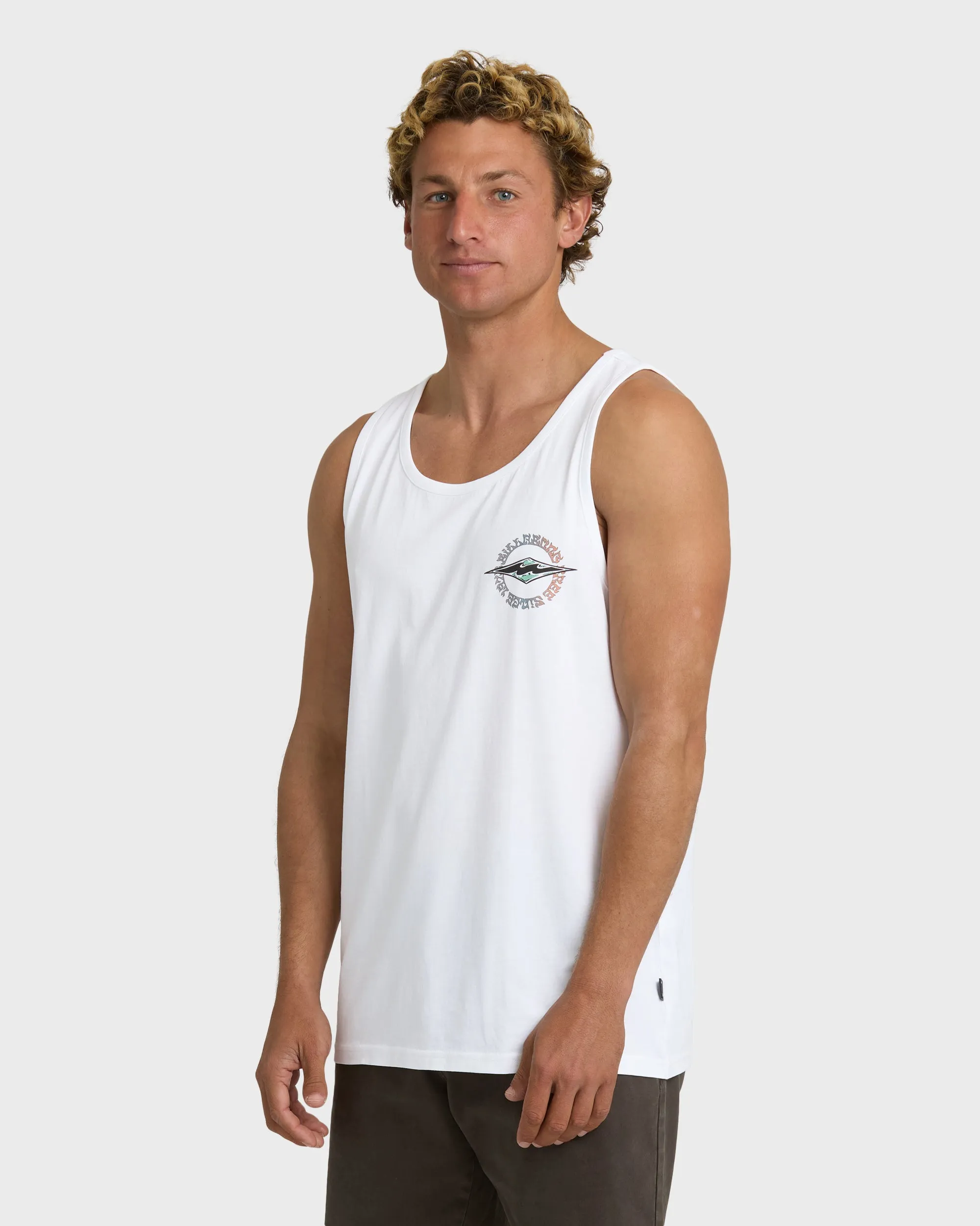 Hollow Diamond Tank - White sold by Billabong product image thumbnail 3