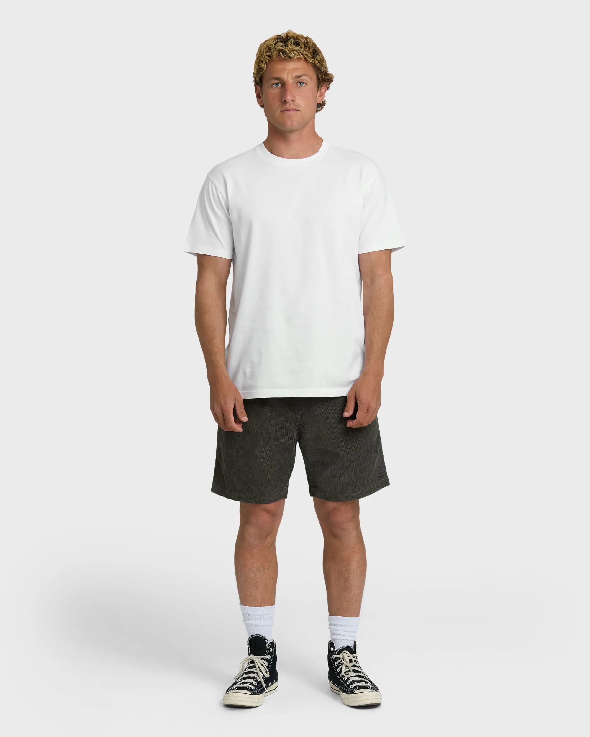 Larry Layback Cord Shorts - Dark Gray sold by Billabong product image thumbnail 5