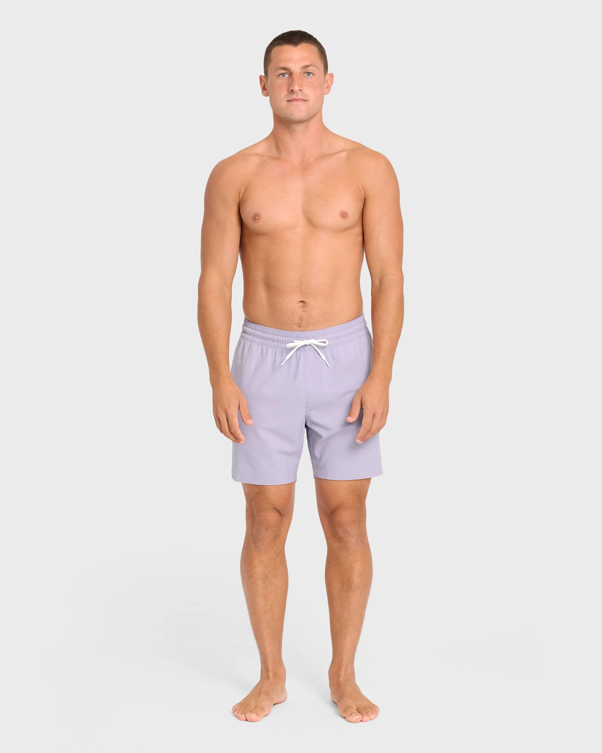 Kai Elastic Waist 17" Hybrid Shorts - Grey Violet sold by Billabong product image thumbnail 4