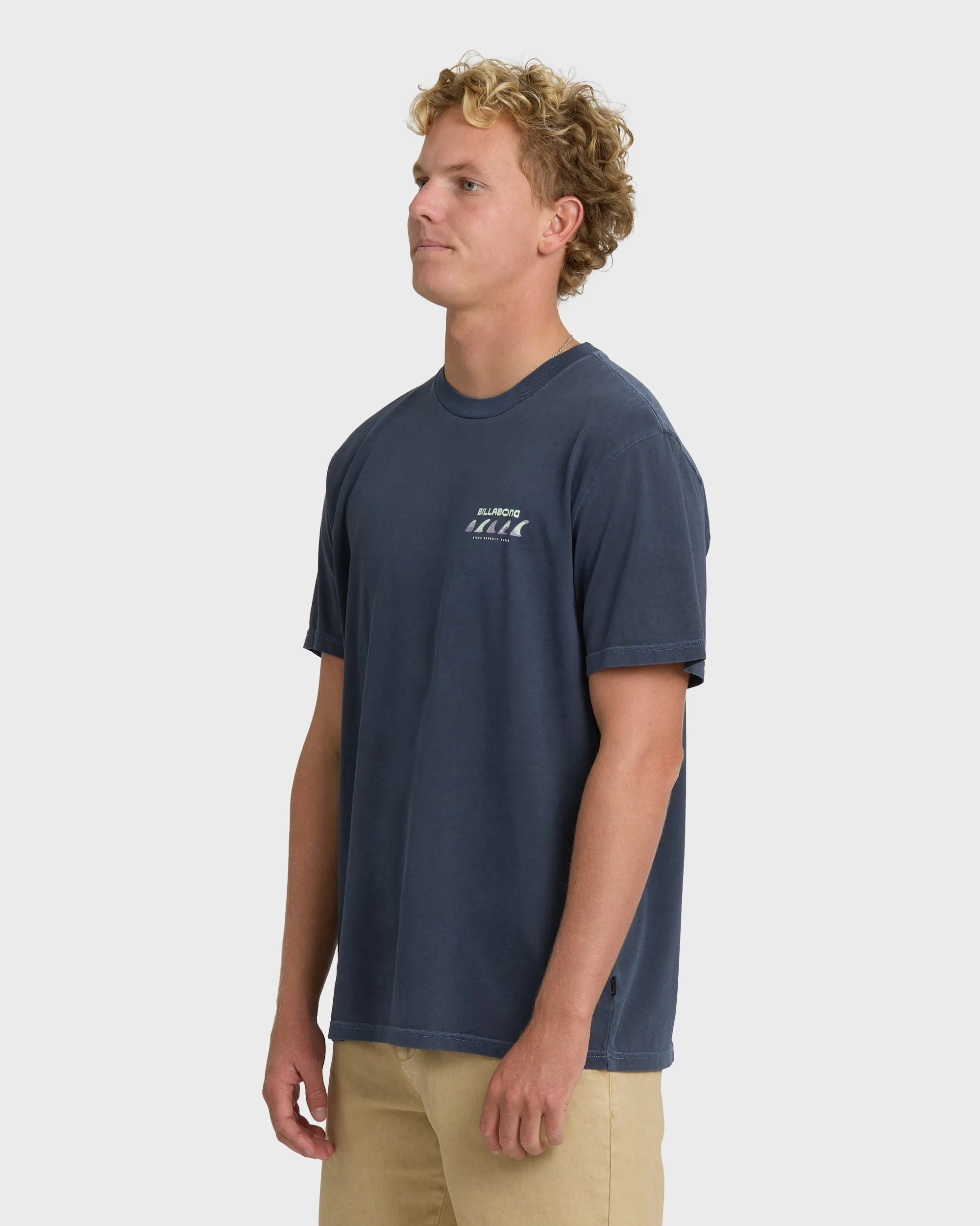 Choices Wave Washed Premium Short Sleeve T-Shirt - Graystone sold by Billabong product image thumbnail 3