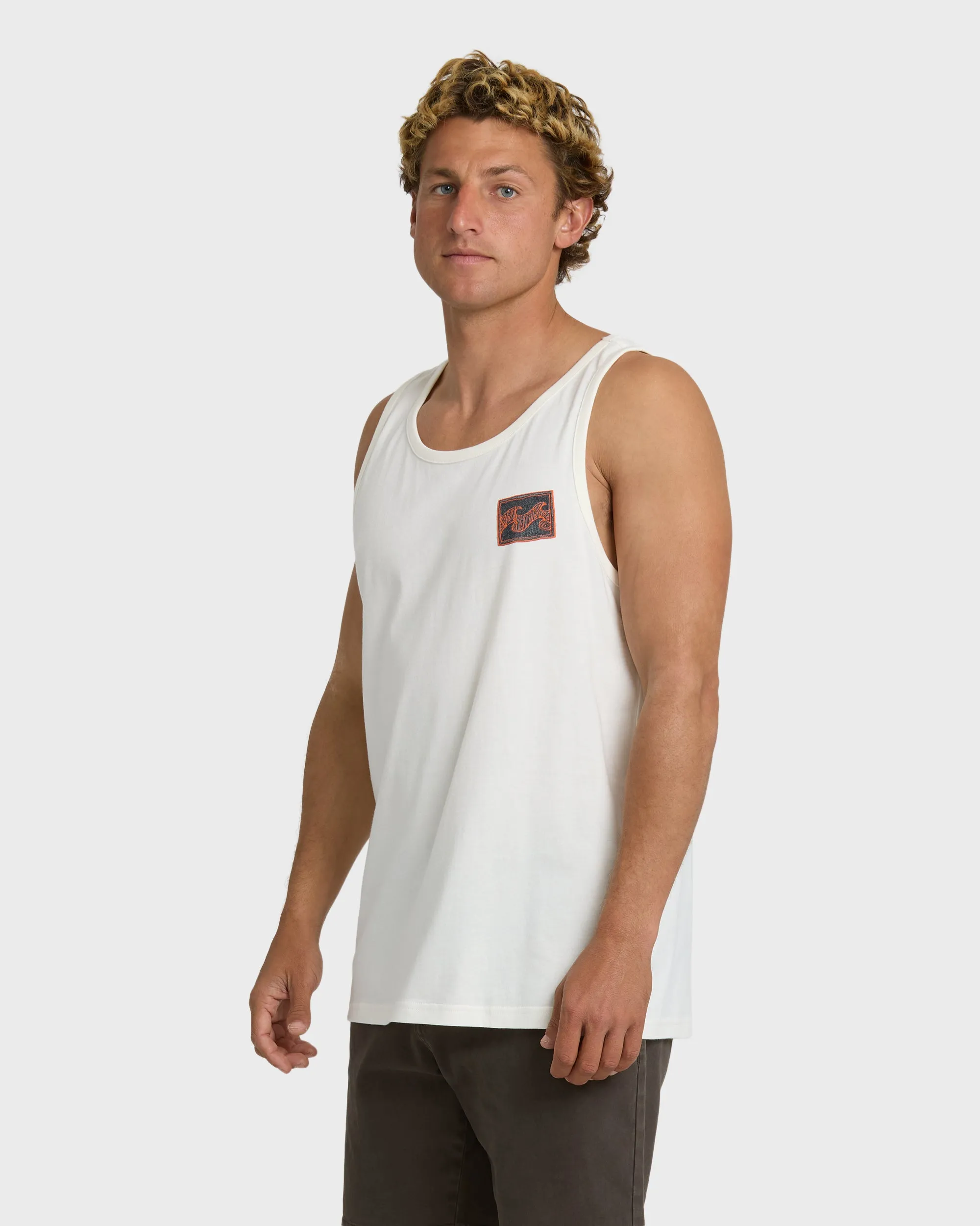 Crayon Wave Tank - Off White sold by Billabong product image thumbnail 3