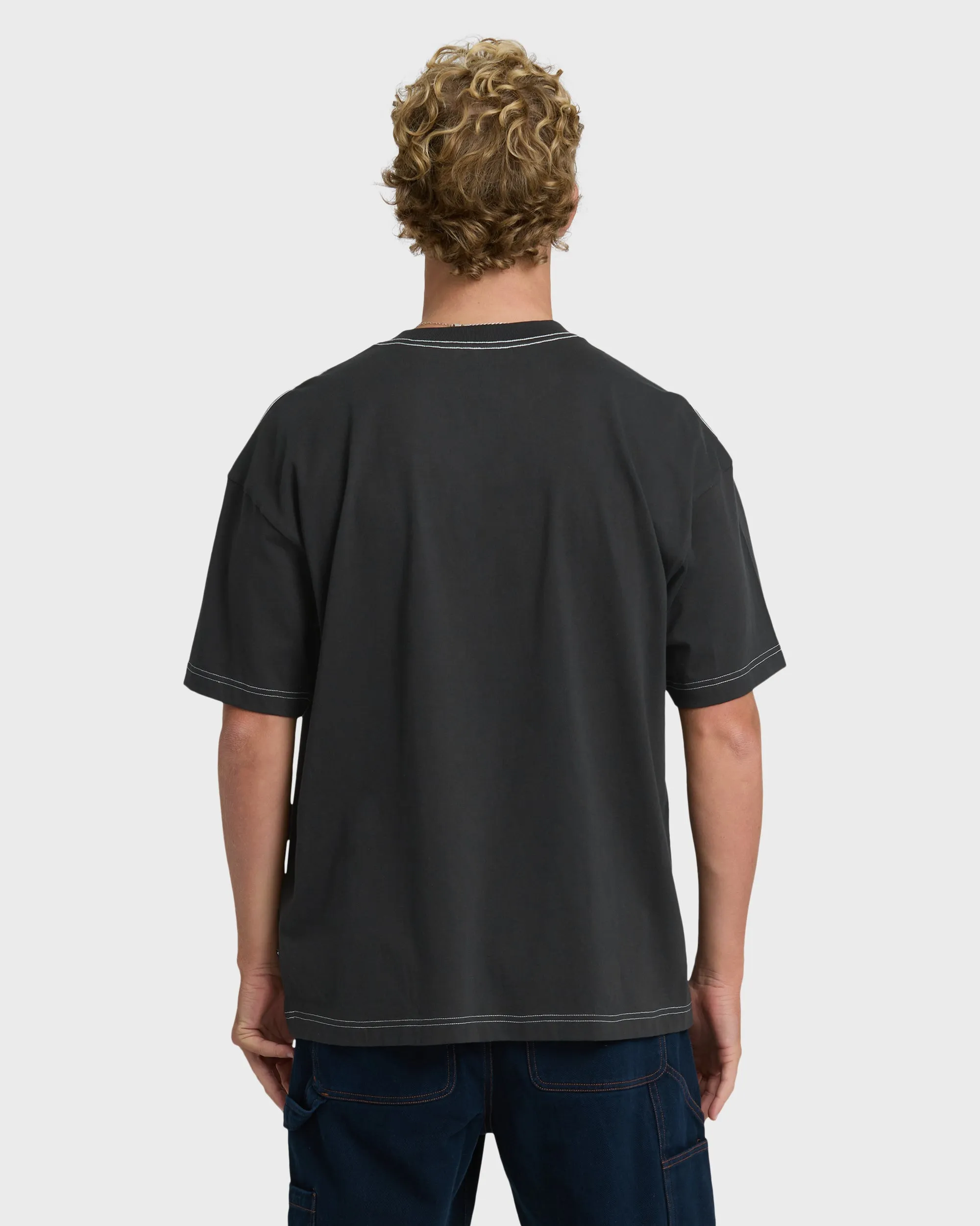 Bad Dog Og Short Sleeve T-Shirt - Black Vintage sold by Billabong product image thumbnail 2