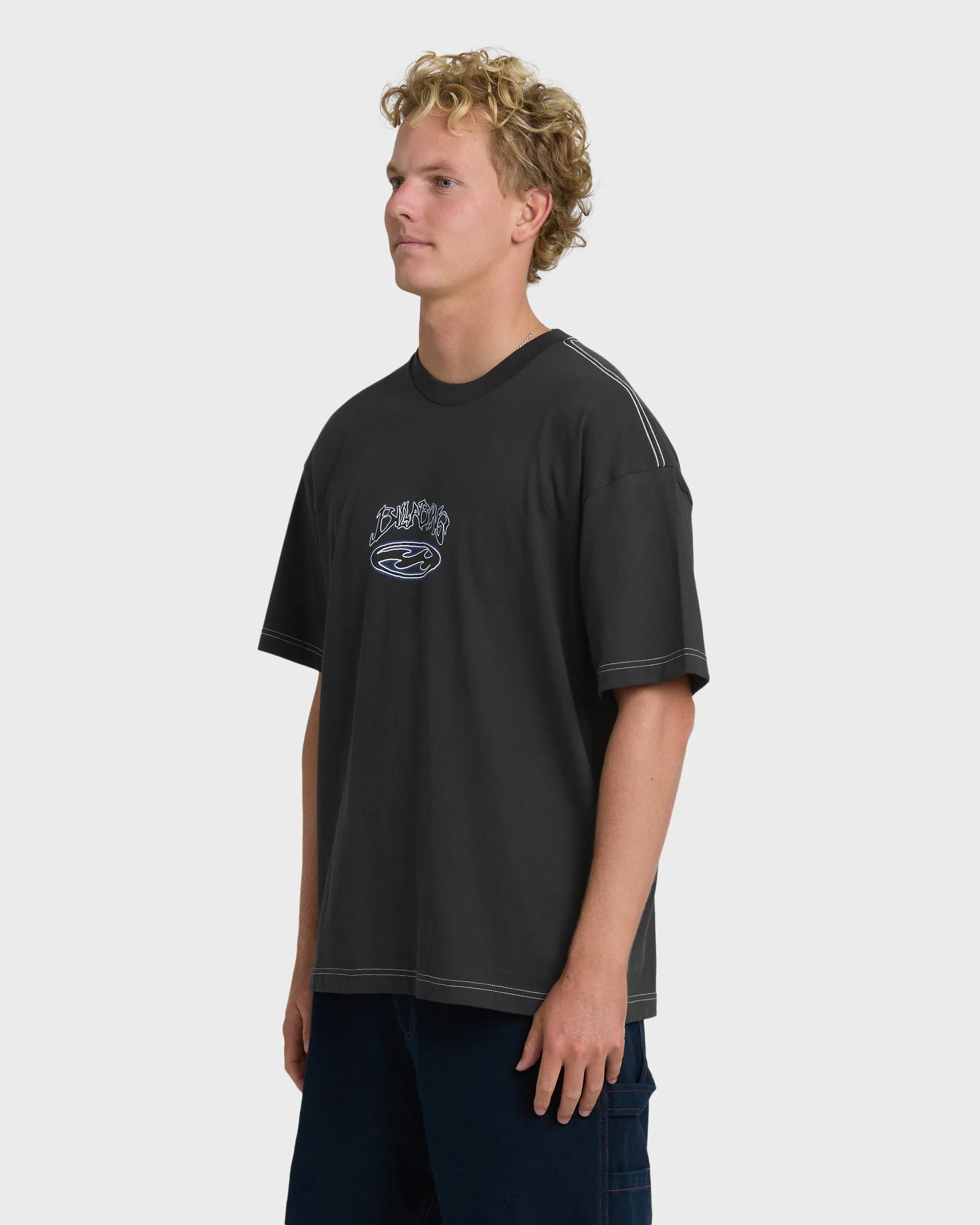 Bad Dog Og Short Sleeve T-Shirt - Black Vintage sold by Billabong product image thumbnail 3