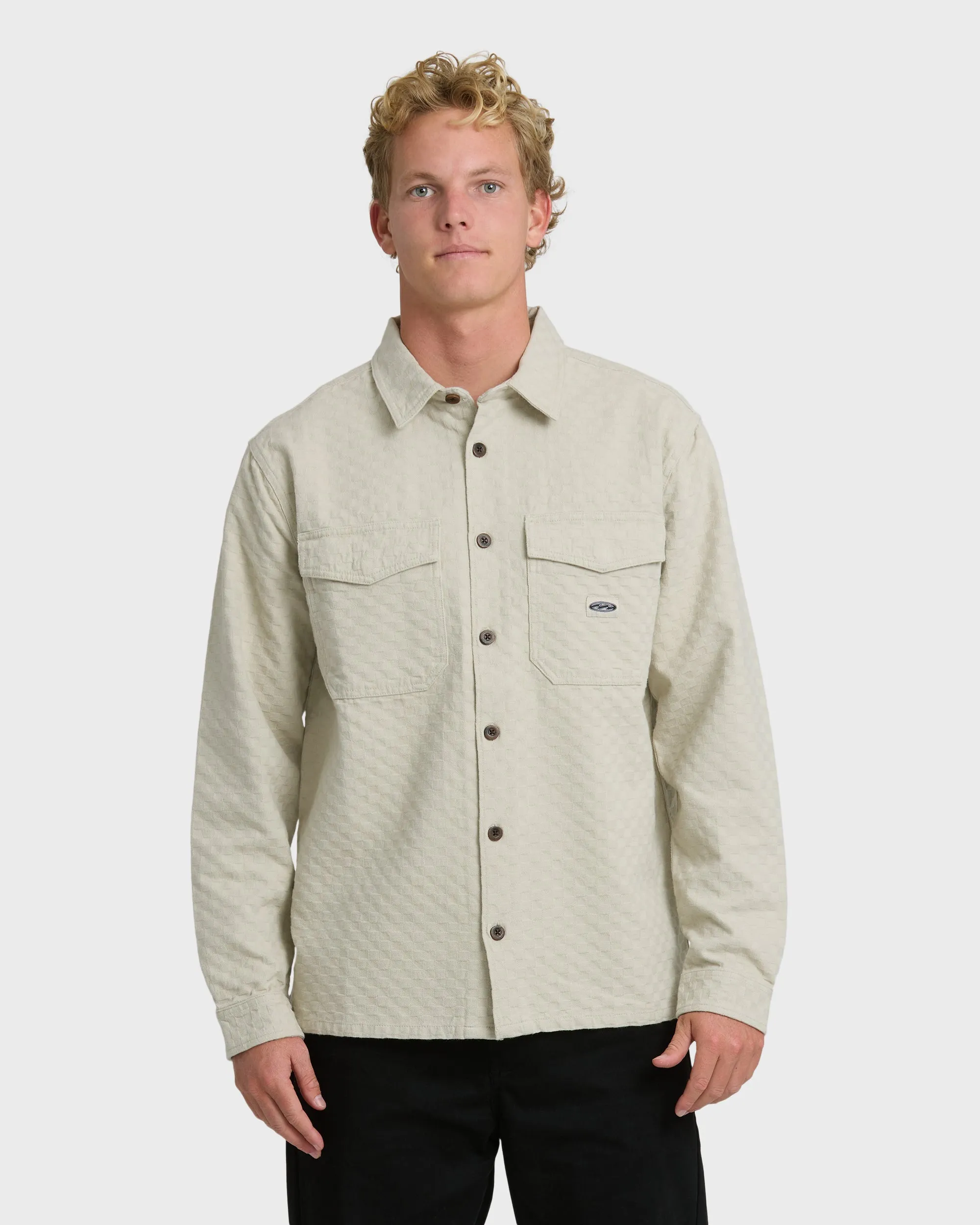 Bad Dog Long Sleeve Flannel Shirt - Chino sold by Billabong