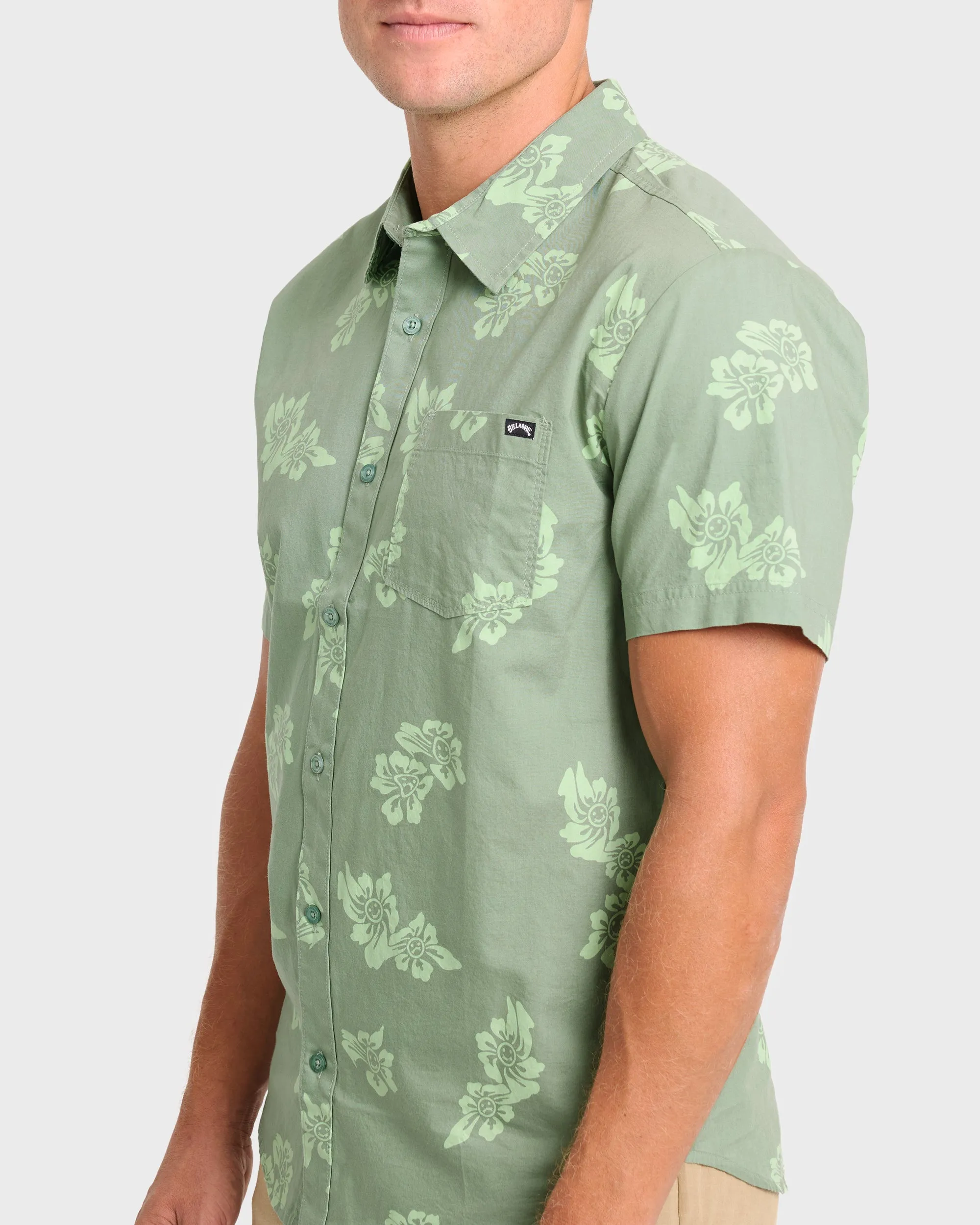 Chase Short Sleeve Shirt - Sage sold by Billabong product image thumbnail 5