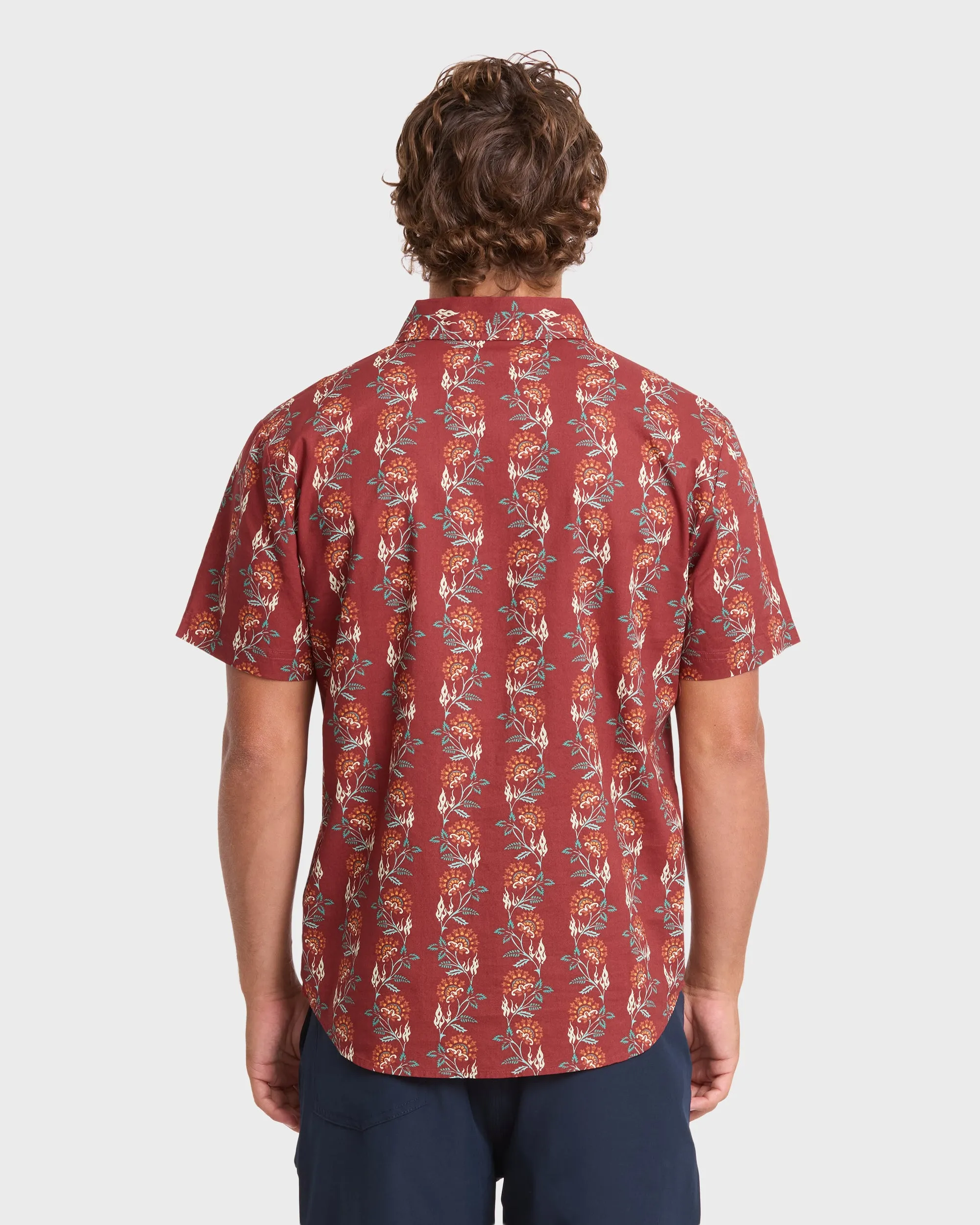 Chase Short Sleeve Shirt - Brick sold by Billabong product image thumbnail 2