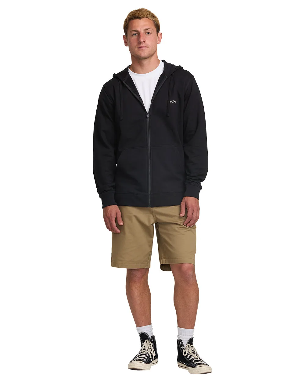 All Day Zip Front Hoodie - Black sold by Billabong product image thumbnail 2