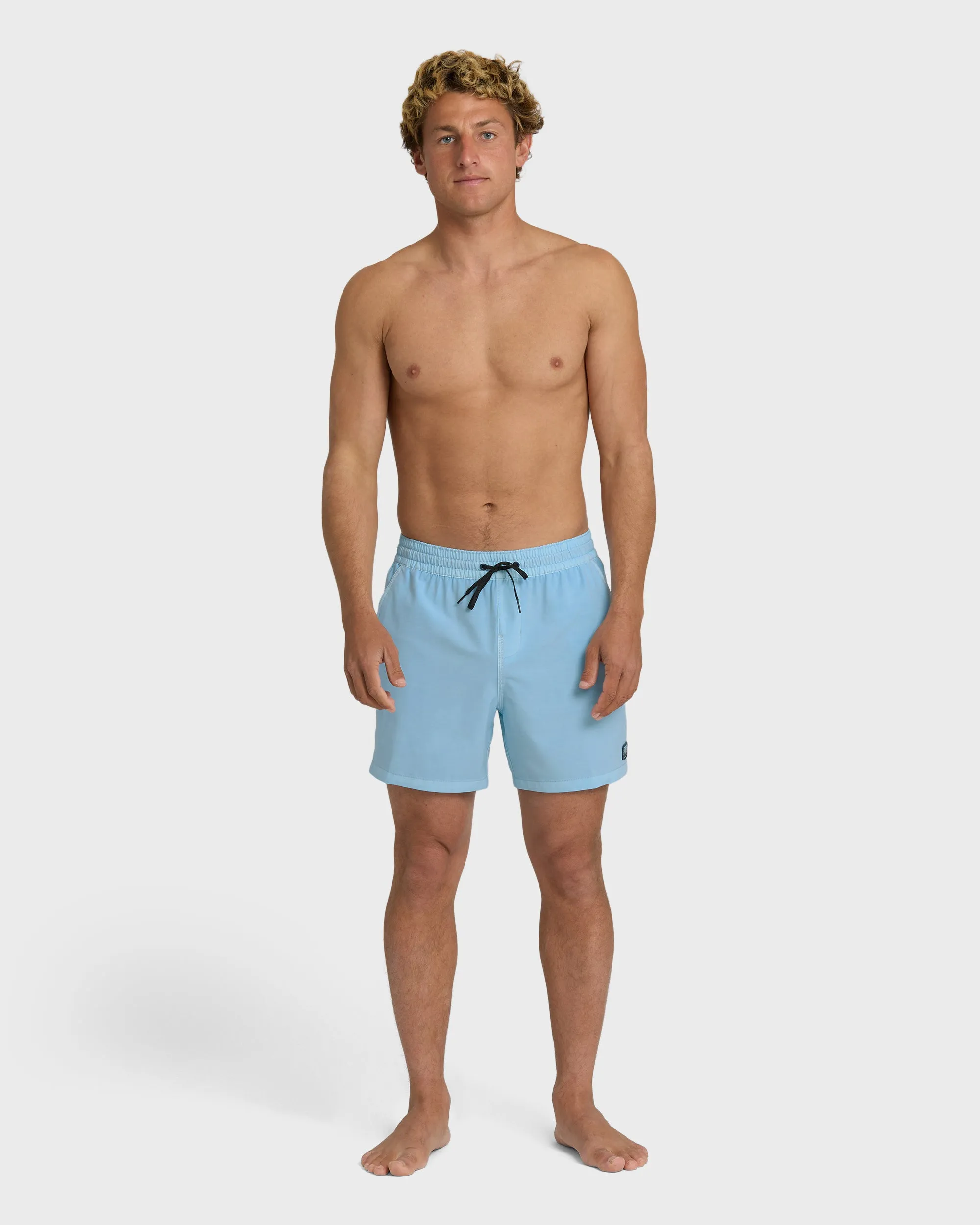 Every Other Day Wave Washed Layback Trunks - Corydalis Blue sold by Billabong product image thumbnail 4