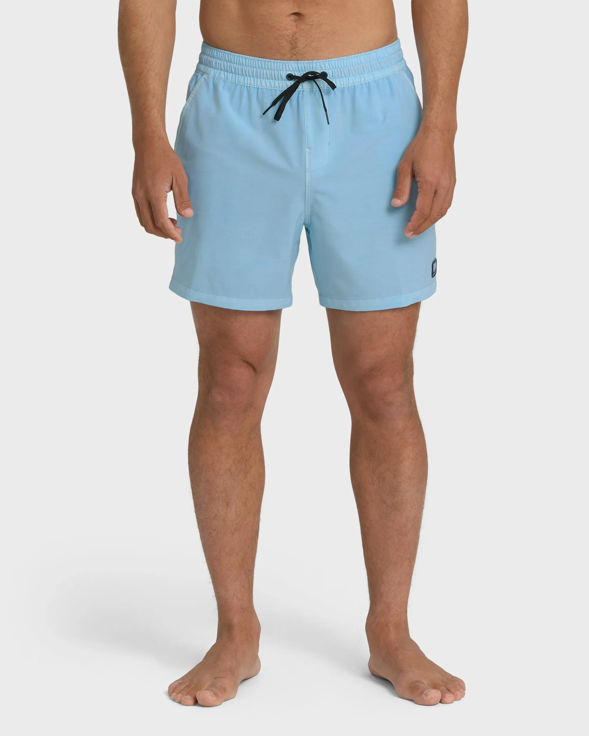 Every Other Day Wave Washed Layback Trunks - Corydalis Blue sold by Billabong