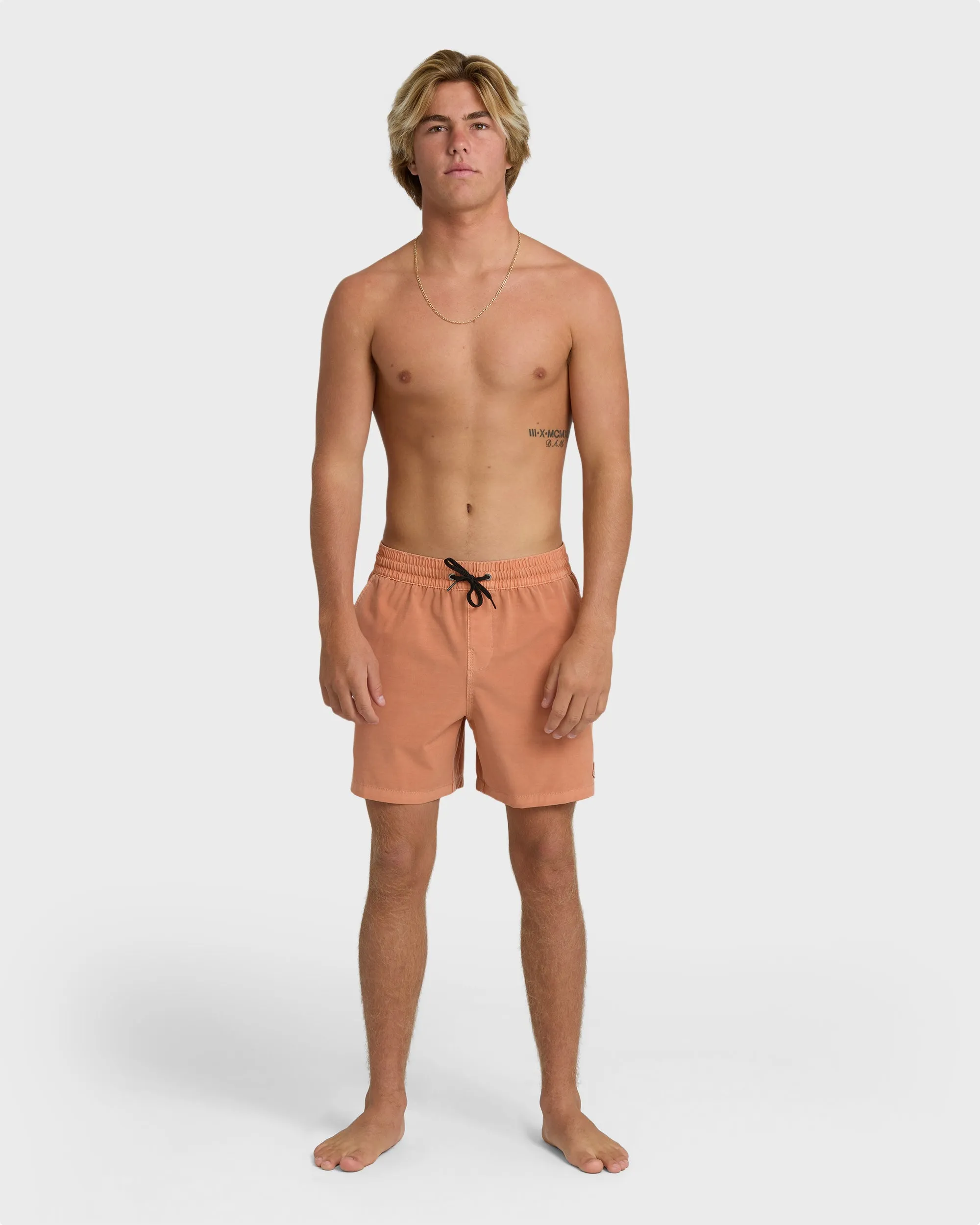 Every Other Day Wave Washed Layback Trunks - Cantaloupe sold by Billabong product image thumbnail 4