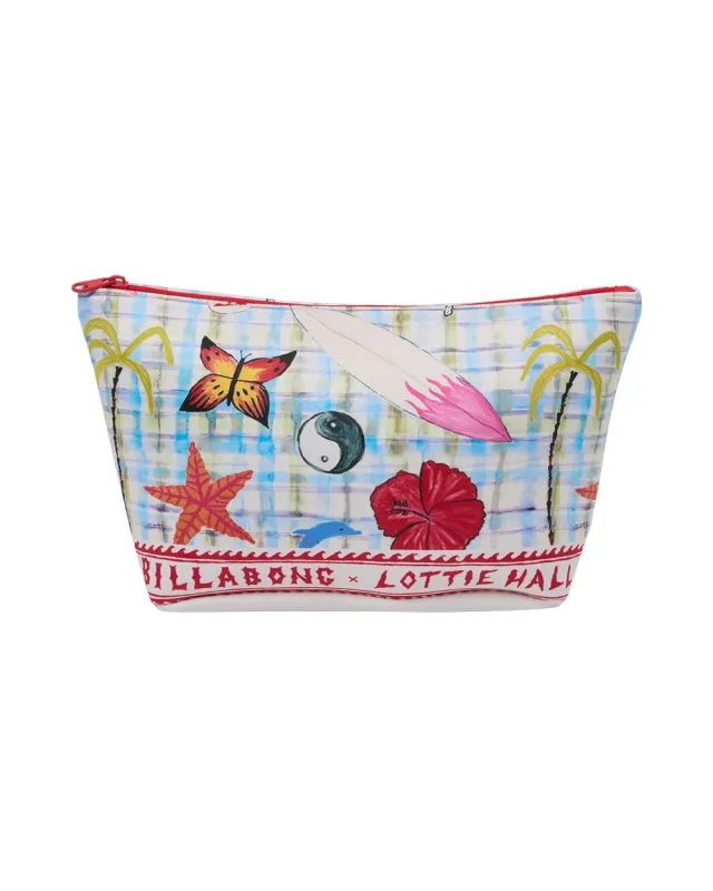 Lottie Hall Dry Pouch - White Multi sold by Billabong