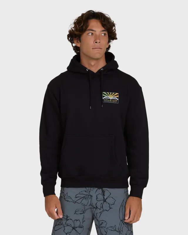Haleiwa Rising Sun Pullover Hoodie  - Black sold by Billabong