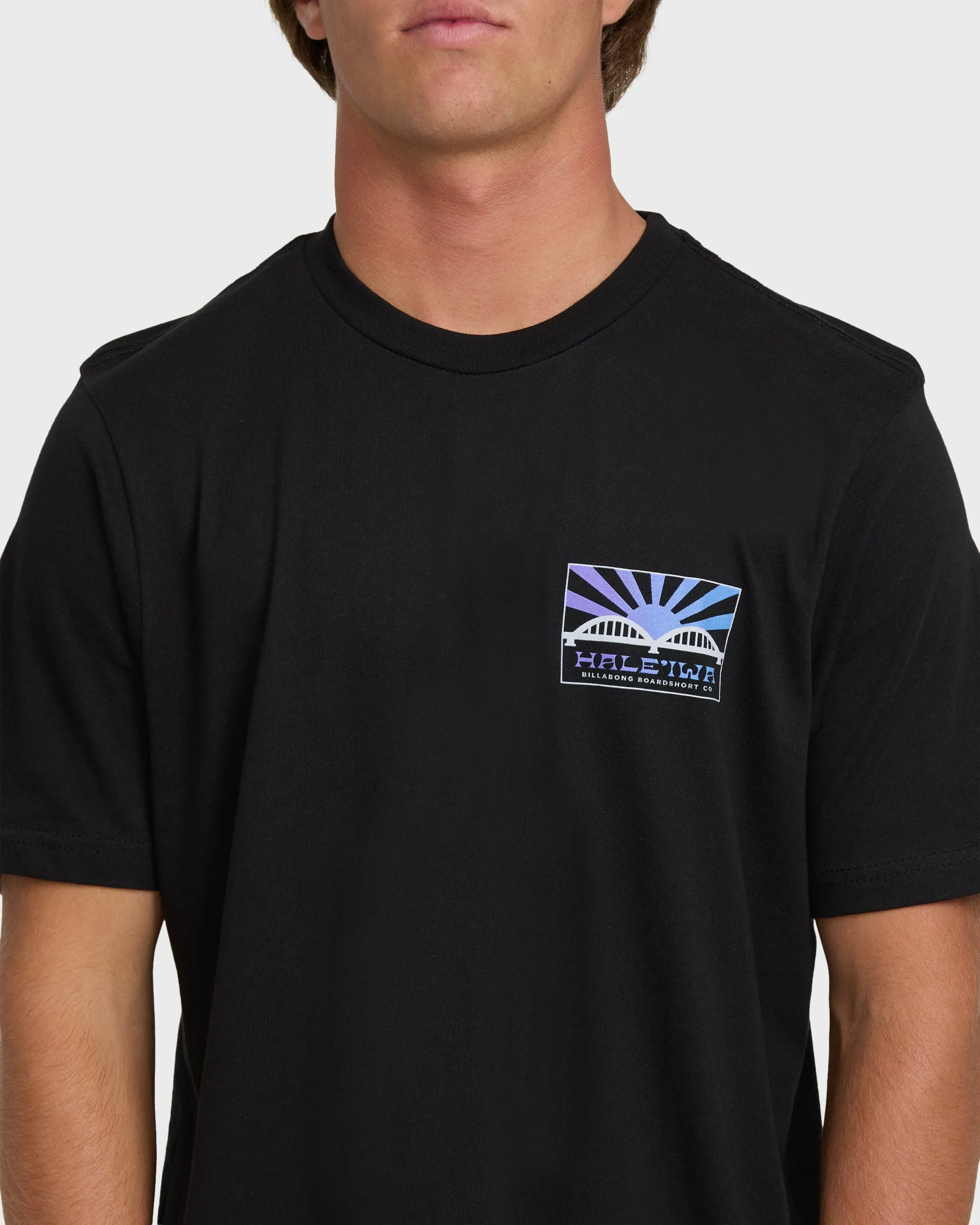 Haleiwa Rising Sun Short Sleeve T-Shirt - Black sold by Billabong product image thumbnail 5