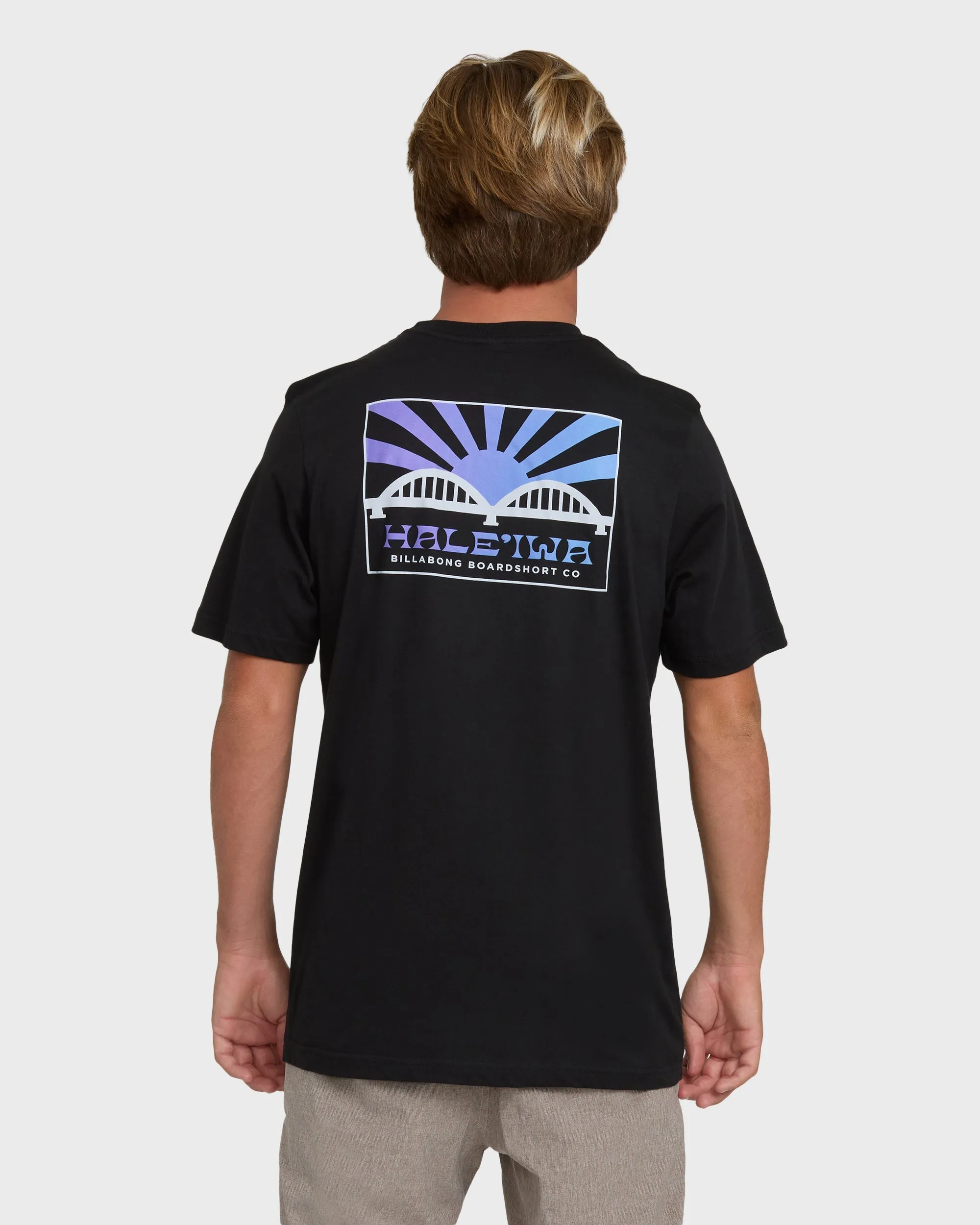 Haleiwa Rising Sun Short Sleeve T-Shirt - Black sold by Billabong product image thumbnail 2