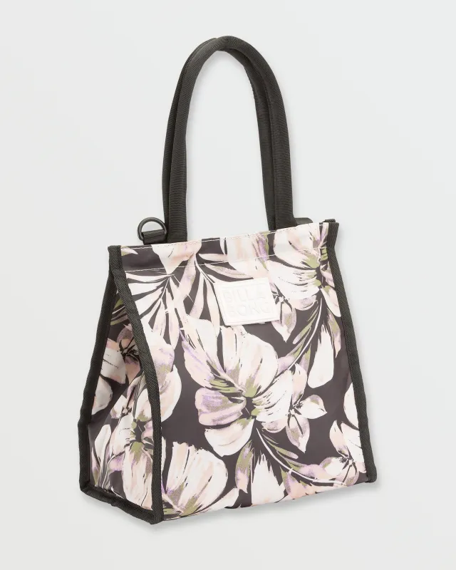 Take A Break Lunchbox - Black Floral sold by Billabong